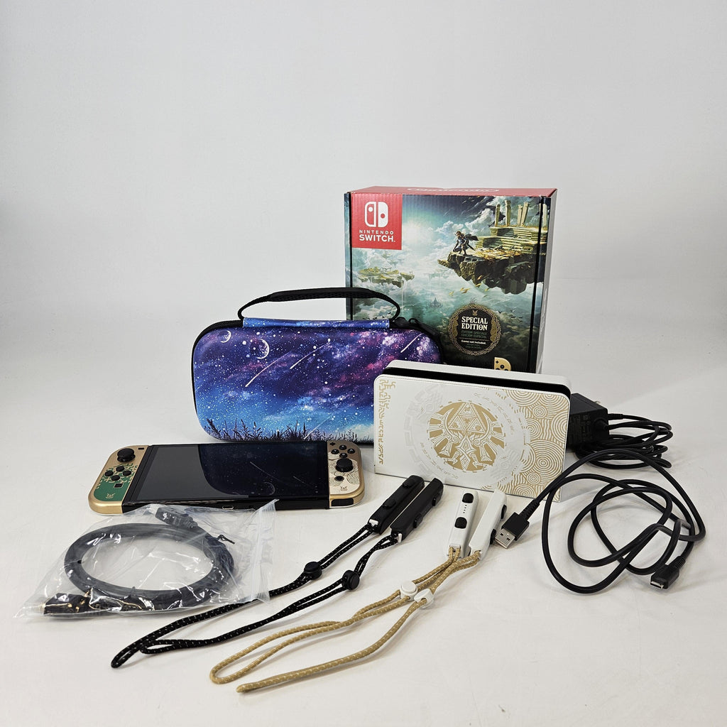 Nintendo Switch OLED The Legend Of Zelda: Tears Of The Kingdom Edition Black 64GB