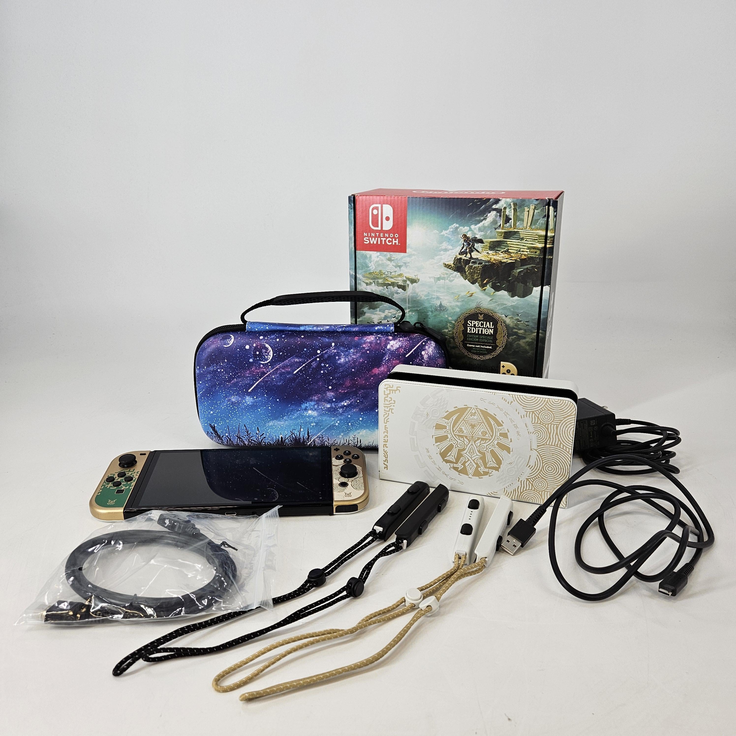 Nintendo Switch OLED The Legend Of Zelda: Tears Of The Kingdom Edition Black 64GB