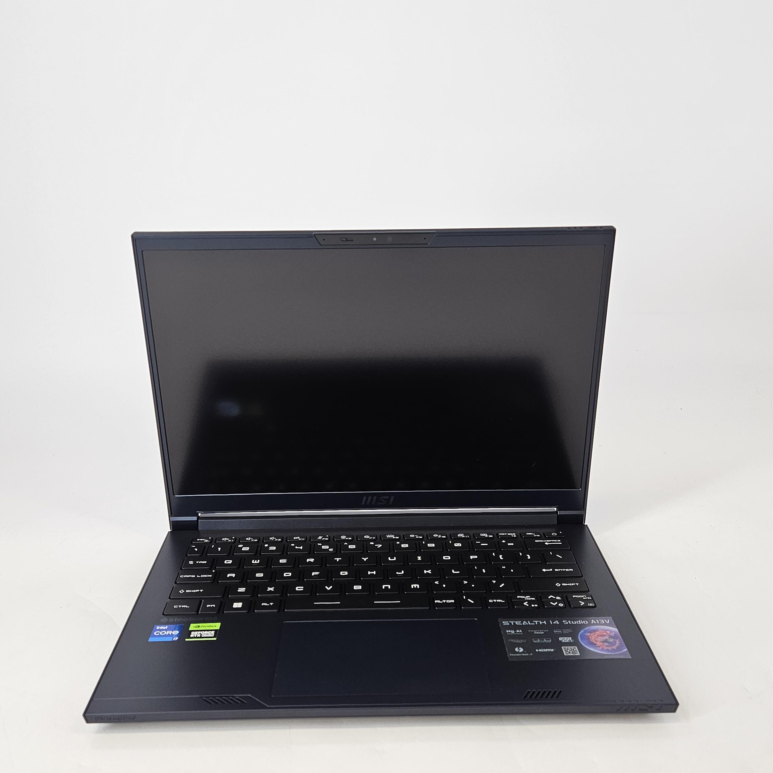 MSI Stealth 14 Studio 14 Blue 2.4 GHz Intel Core i7 13th Gen. 16GB RAM 1TB Solid State Drive NVIDIA GeForce RTX 4060 8 GB