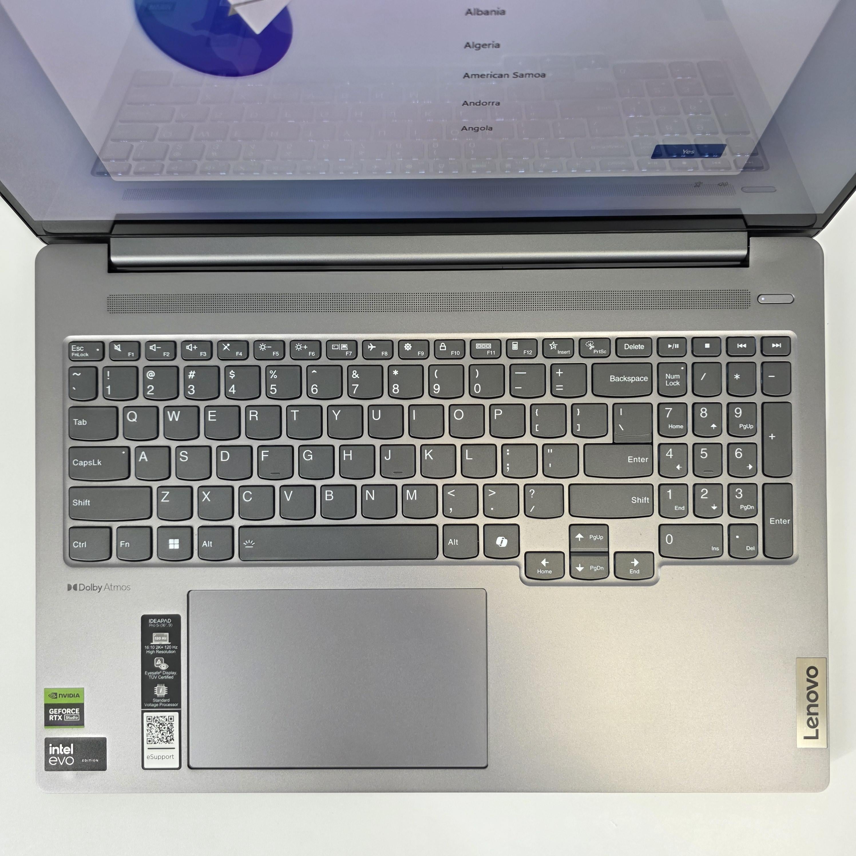 Lenovo IdeaPad Pro 5i 16 Arctic Grey 2.3 GHz Intel Core Ultra 9 32GB RAM 1TB Solid State Drive NVIDIA GeForce RTX 4050 6 GB