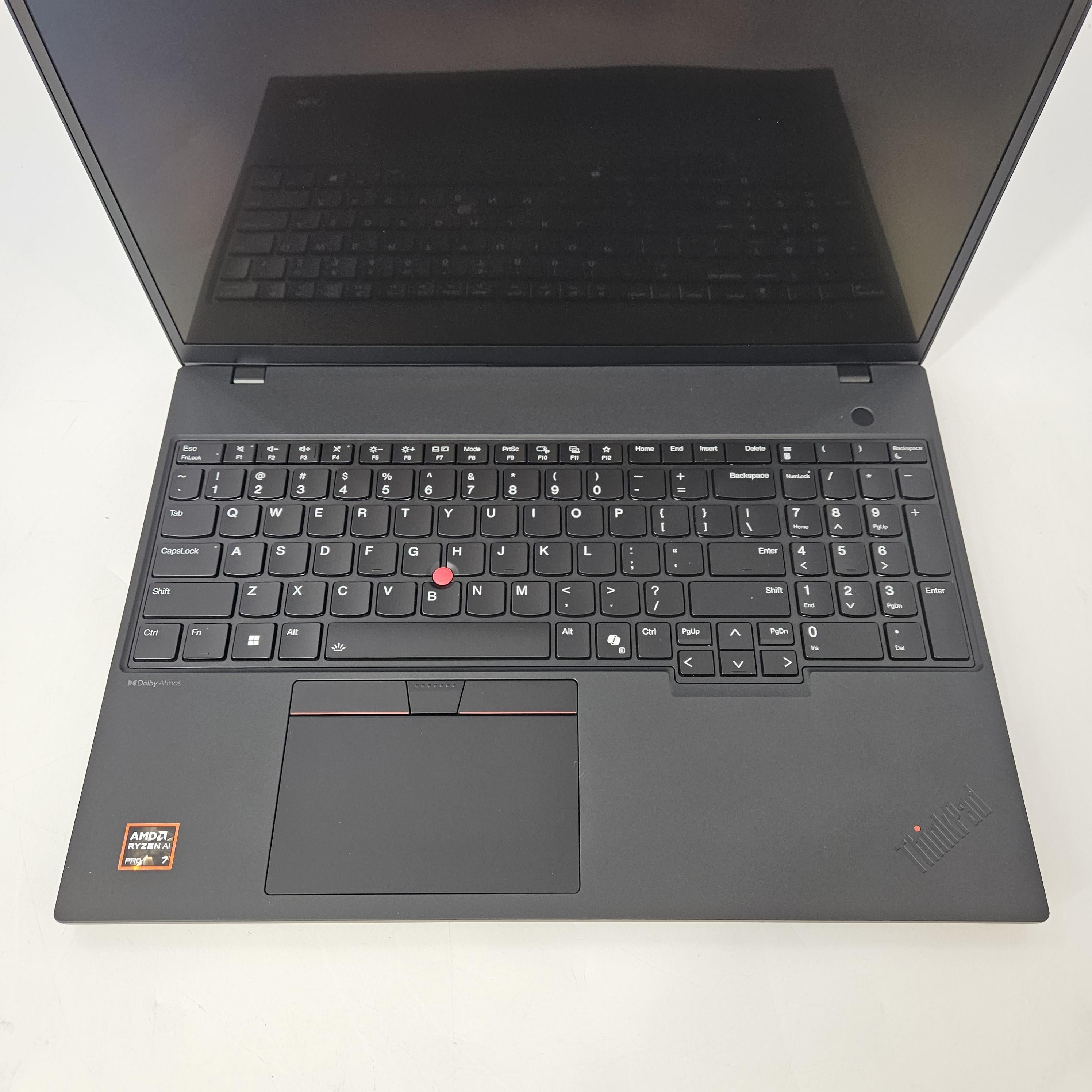 Lenovo ThinkPad P16s Gen 4 Black 2.0 GHz AMD Ryzen AI 7 Pro 350 16GB RAM 512GB Solid State Drive