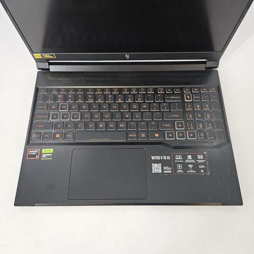 Acer Nitro V 16 AI Black 4.3 GHz AMD Ryzen 5 240 16GB RAM 512GB Solid State Drive NVIDIA GeForce RTX 5050 8 GB