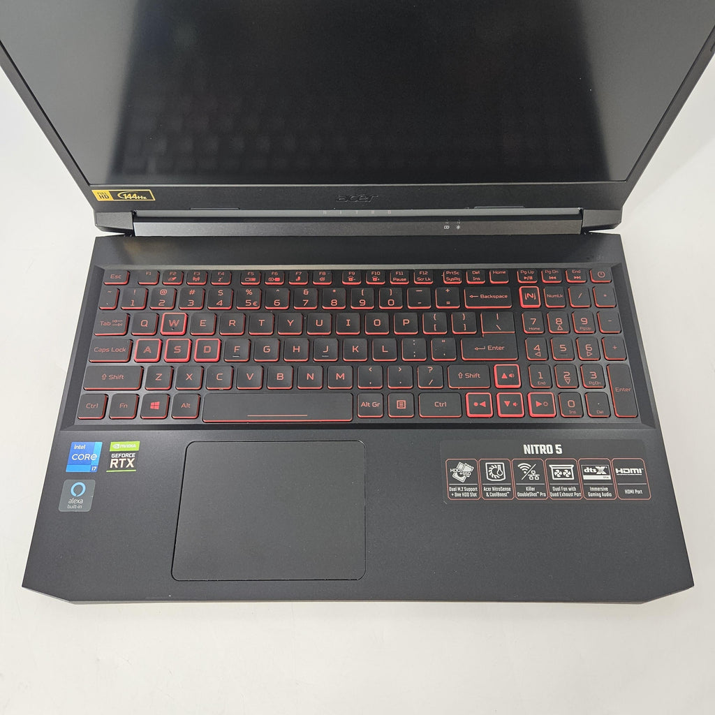 Acer Nitro 5 15.6 Black 2.3 GHz Intel Core i7 11th Gen. 32GB RAM 512GB Solid State Drive NVIDIA GeForce RTX 3050 Ti 4 GB