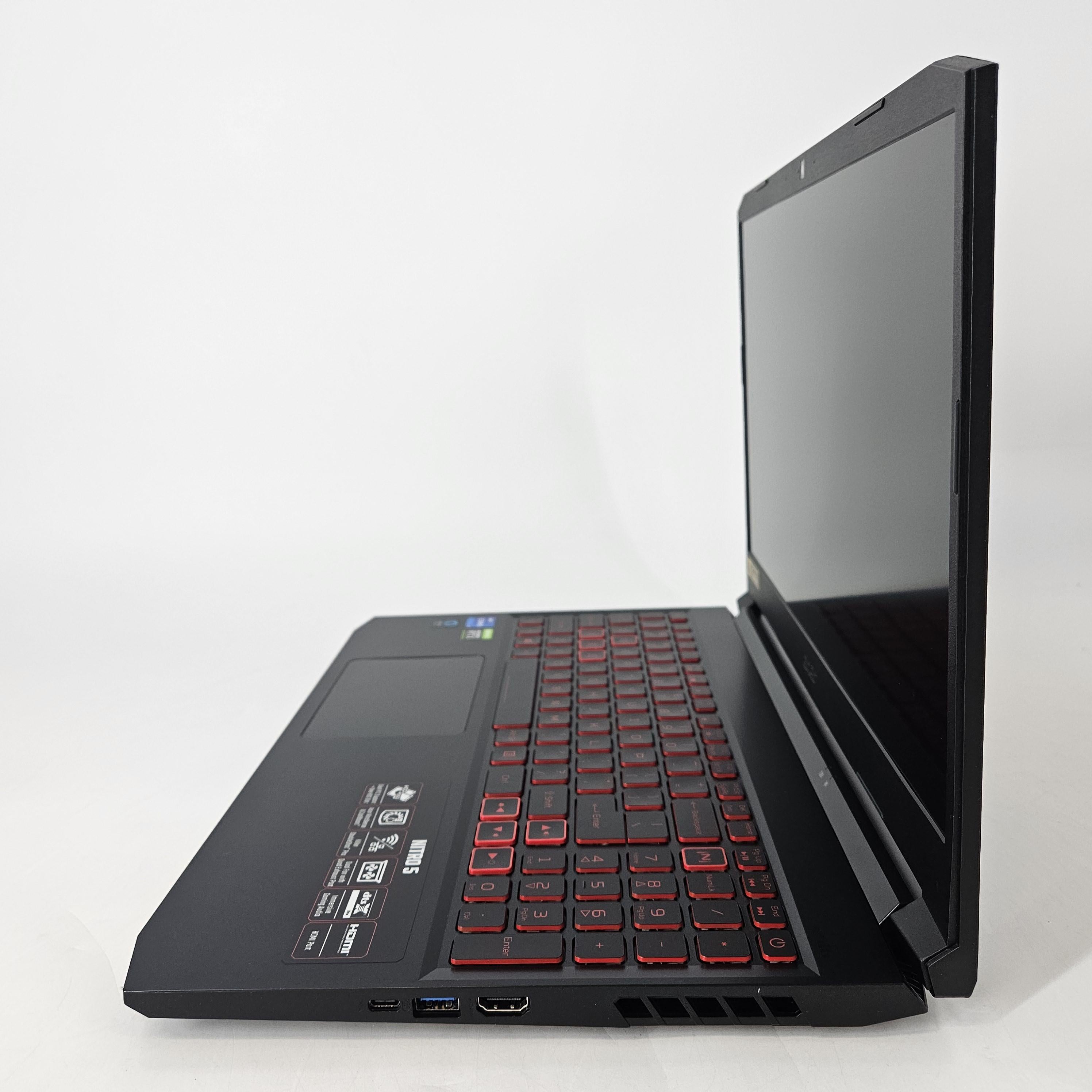 Acer Nitro 5 15.6 Black 2.3 GHz Intel Core i7 11th Gen. 32GB RAM 512GB Solid State Drive NVIDIA GeForce RTX 3050 Ti 4 GB