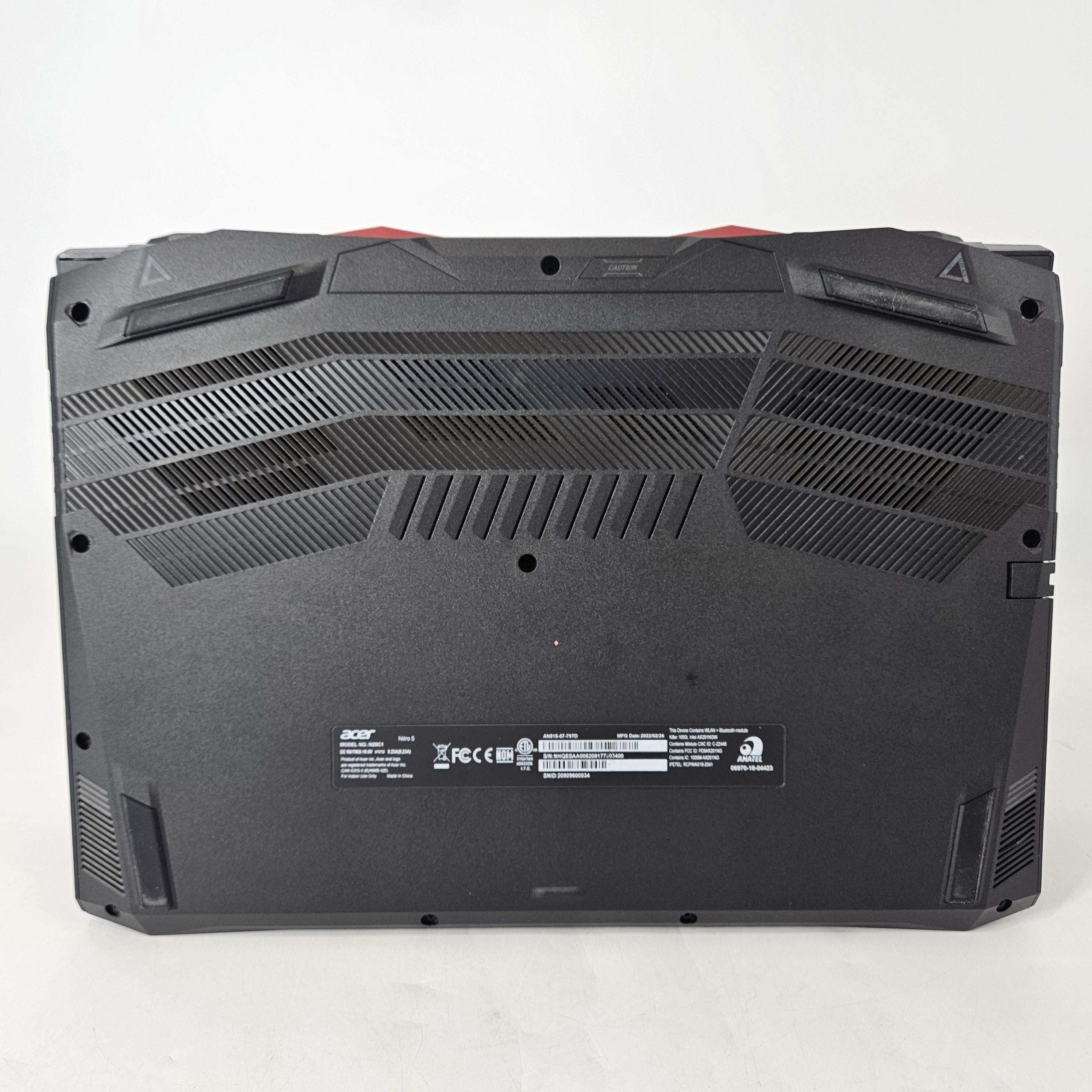 Acer Nitro 5 15.6 Black 2.3 GHz Intel Core i7 11th Gen. 32GB RAM 512GB Solid State Drive NVIDIA GeForce RTX 3050 Ti 4 GB