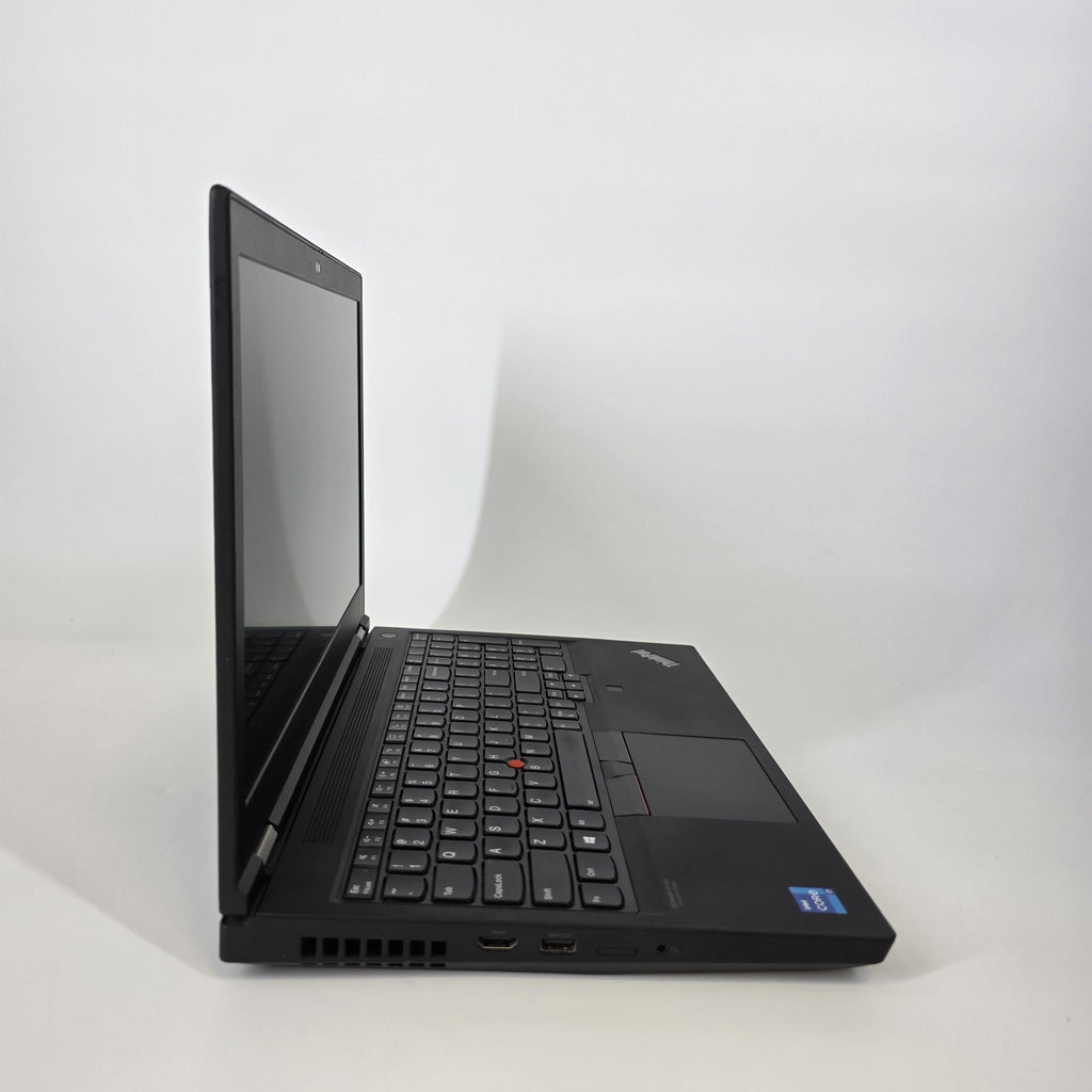 Lenovo ThinkPad P15 Gen 2 Black 2.3 GHz Intel Core i7 11th Gen. 32GB RAM 1TB Solid State Drive NVIDIA RTX A4000 8 GB