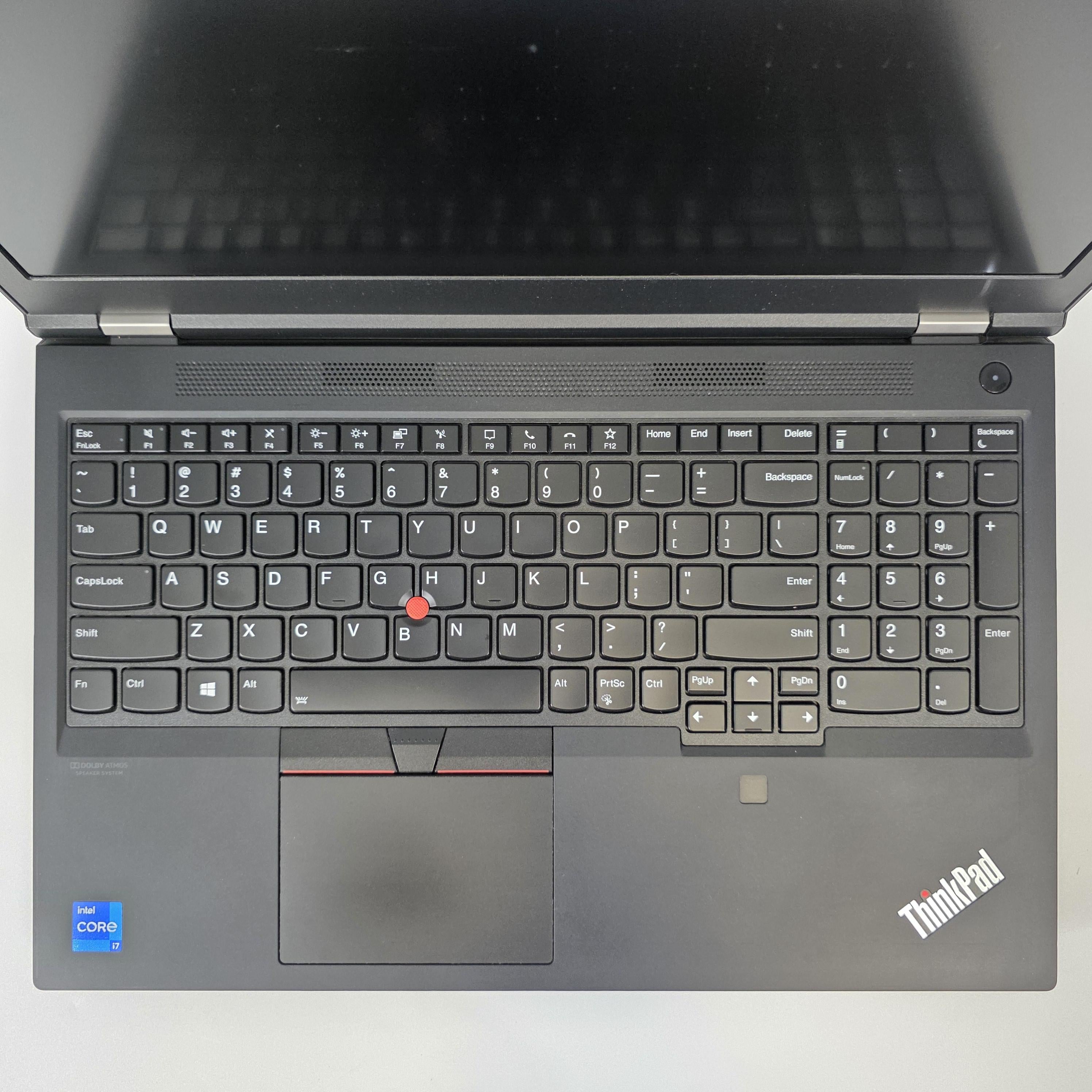 Lenovo ThinkPad P15 Gen 2 Black 2.3 GHz Intel Core i7 11th Gen. 32GB RAM 1TB Solid State Drive NVIDIA RTX A4000 8 GB