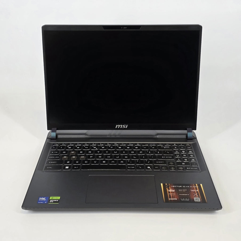 MSI Vector 16 HX AI 16 Gray 2.7 GHz Intel Core Ultra 9 Series 2 32GB RAM 1TB Solid State Drive NVIDIA GeForce RTX 5070 8 GB