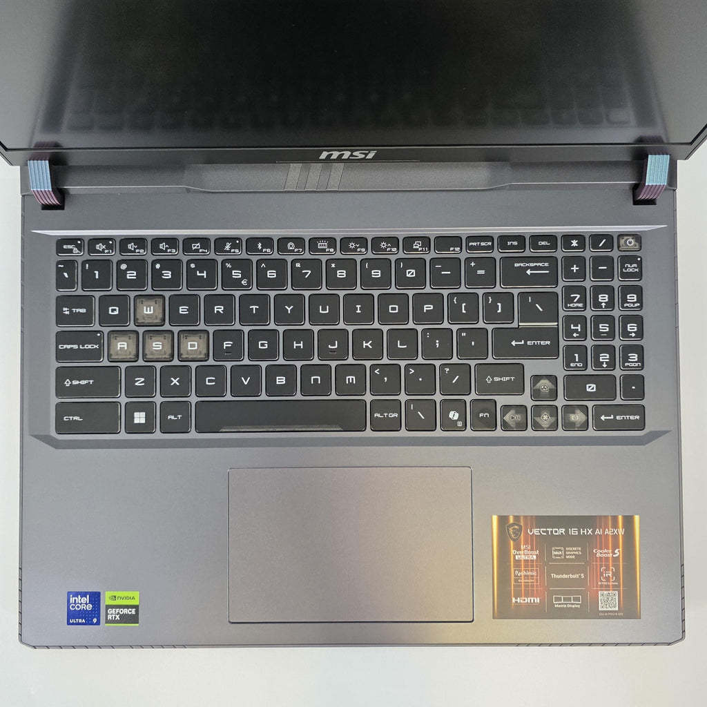 MSI Vector 16 HX AI 16 Gray 2.7 GHz Intel Core Ultra 9 Series 2 32GB RAM 1TB Solid State Drive NVIDIA GeForce RTX 5070 8 GB