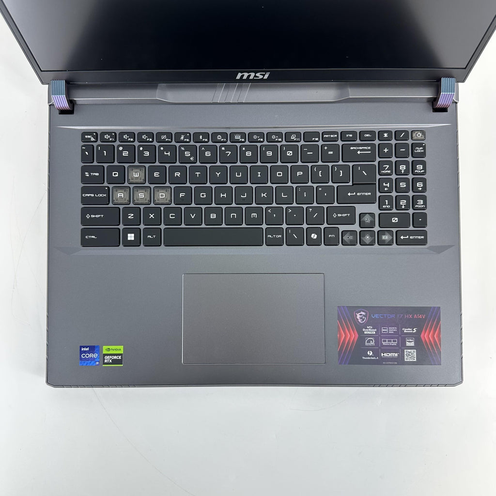 MSI Vector 17 HX 17 Gray 2.2 GHz Intel Core i9 14th Gen. 32GB RAM 1TB Solid State Drive NVIDIA GeForce RTX 4070 8 GB