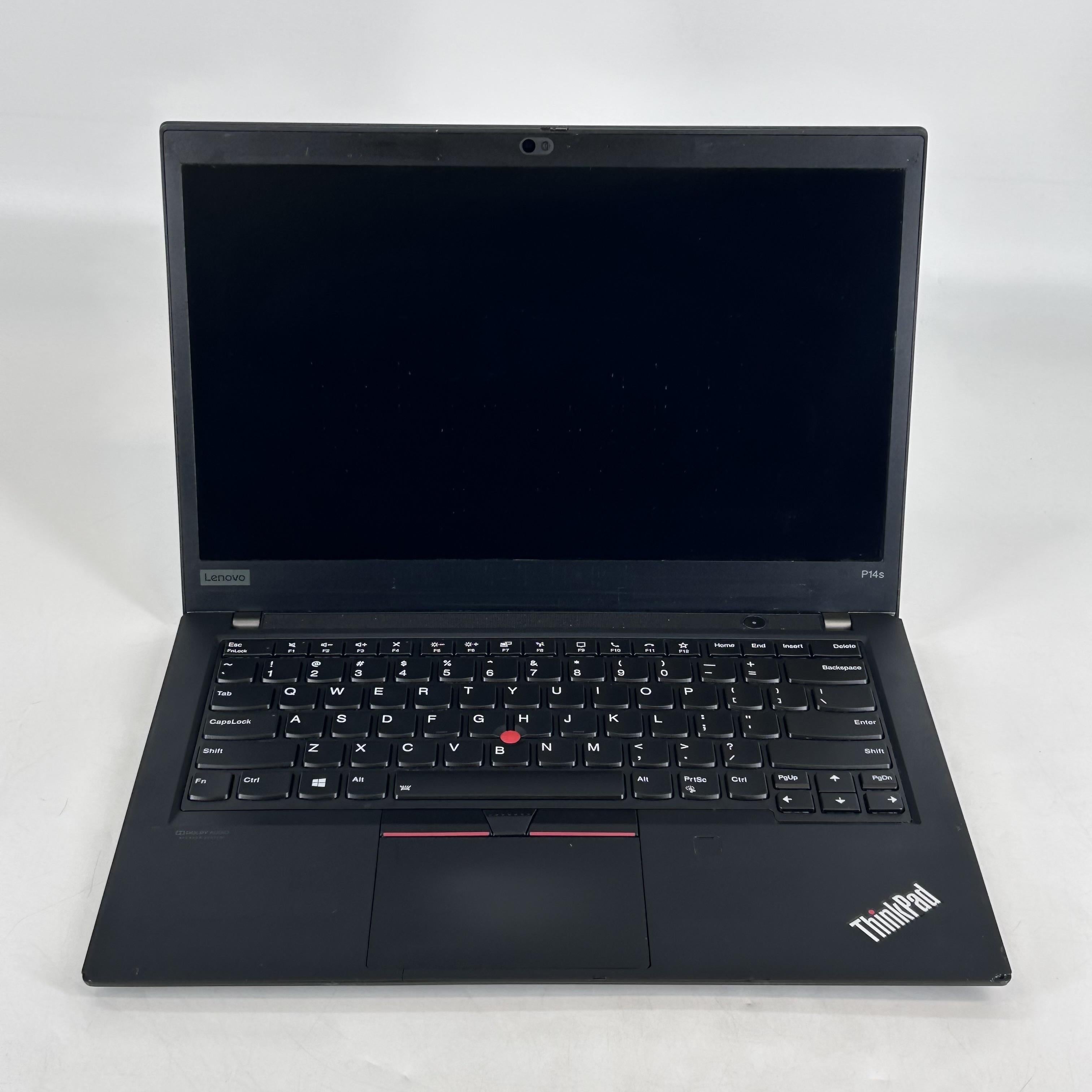 Lenovo ThinkPad P14s Gen 1 Black 1.8 GHz Intel Core i7 10th Gen. 16GB RAM 512GB Solid State Drive NVIDIA Quadro P520 2 GB