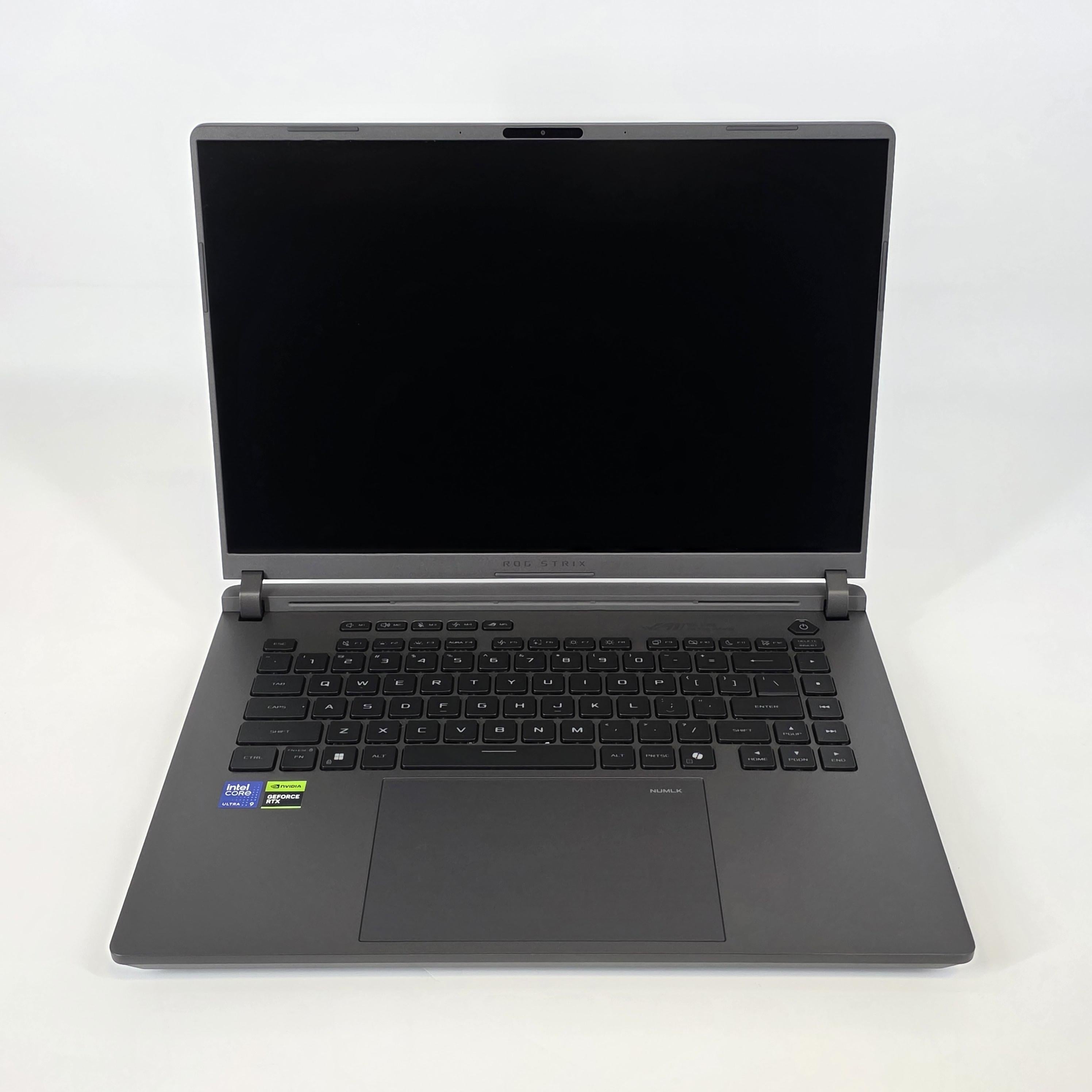 Asus ROG Strix G16 G615 16 Black 2.7 GHz Intel Core Ultra 9 Series 2 32GB RAM 1TB Solid State Drive NVIDIA GeForce RTX 5080 16 GB