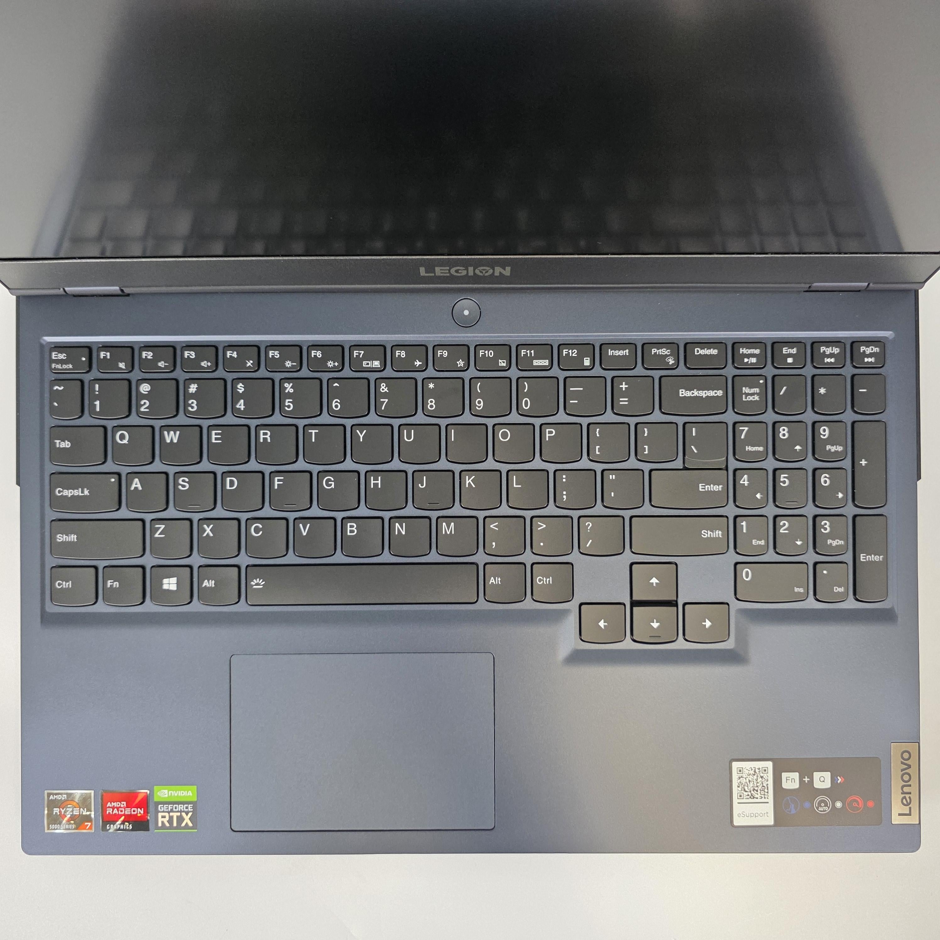 Lenovo Legion 5 15.6 Blue 3.2 GHz AMD Ryzen 7 5800H 32GB RAM 1TB Solid State Drive NVIDIA GeForce RTX 3050 Ti 4 GB