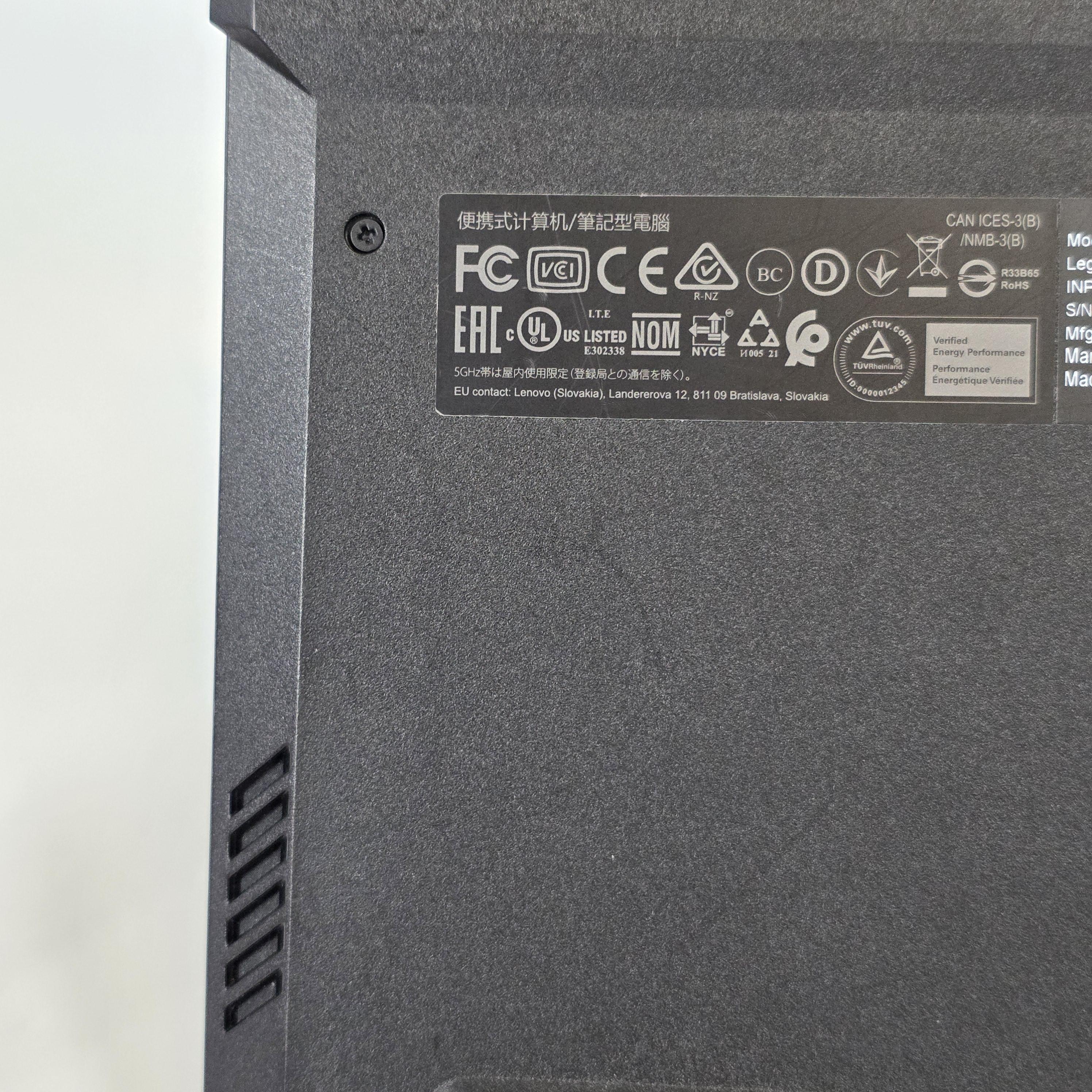 Lenovo Legion 5 15.6 Blue 3.2 GHz AMD Ryzen 7 5800H 32GB RAM 1TB Solid State Drive NVIDIA GeForce RTX 3050 Ti 4 GB