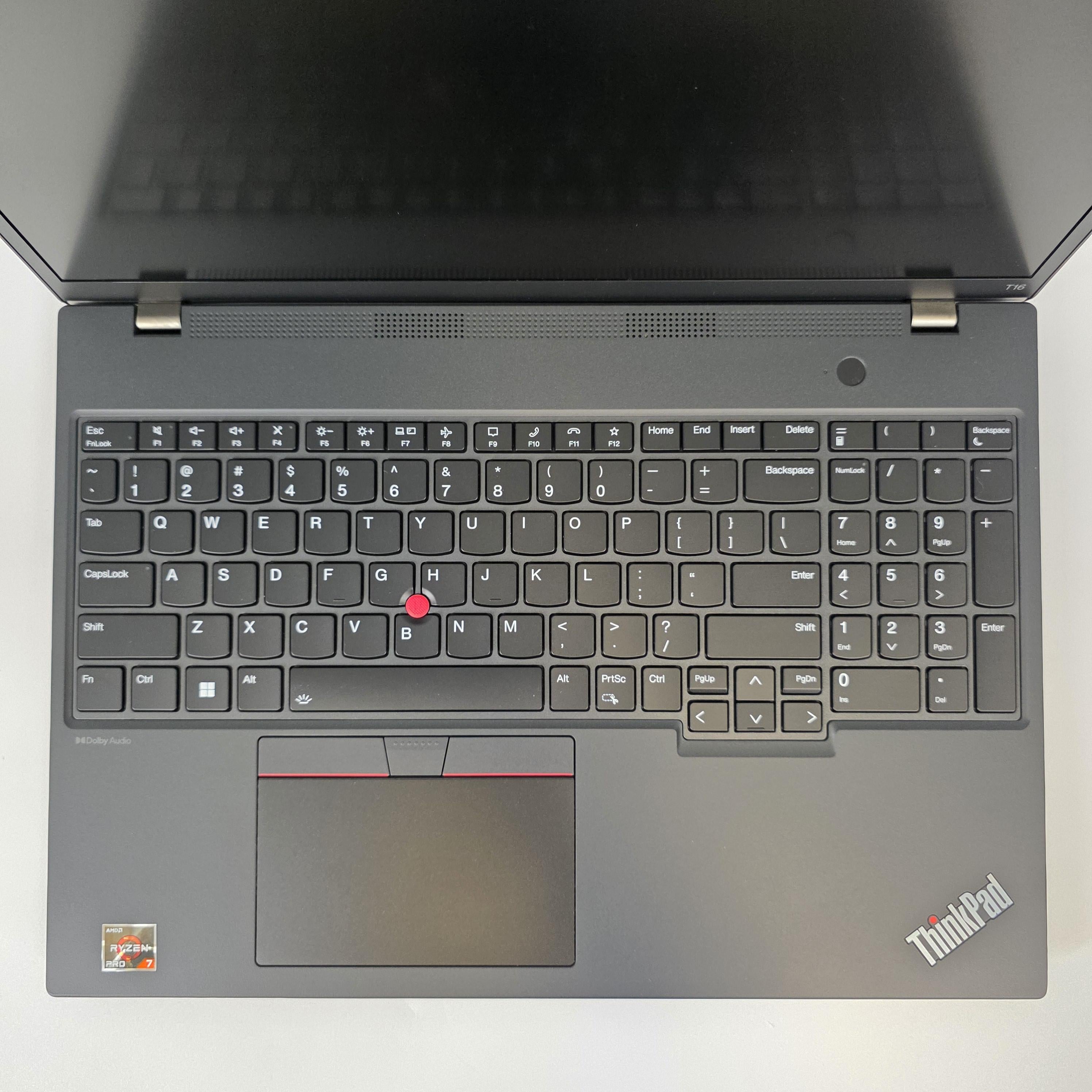 Lenovo ThinkPad T16 Gen 2 Black 3.3 GHz AMD Ryzen 7 Pro 7840U 16GB RAM 512GB Solid State Drive
