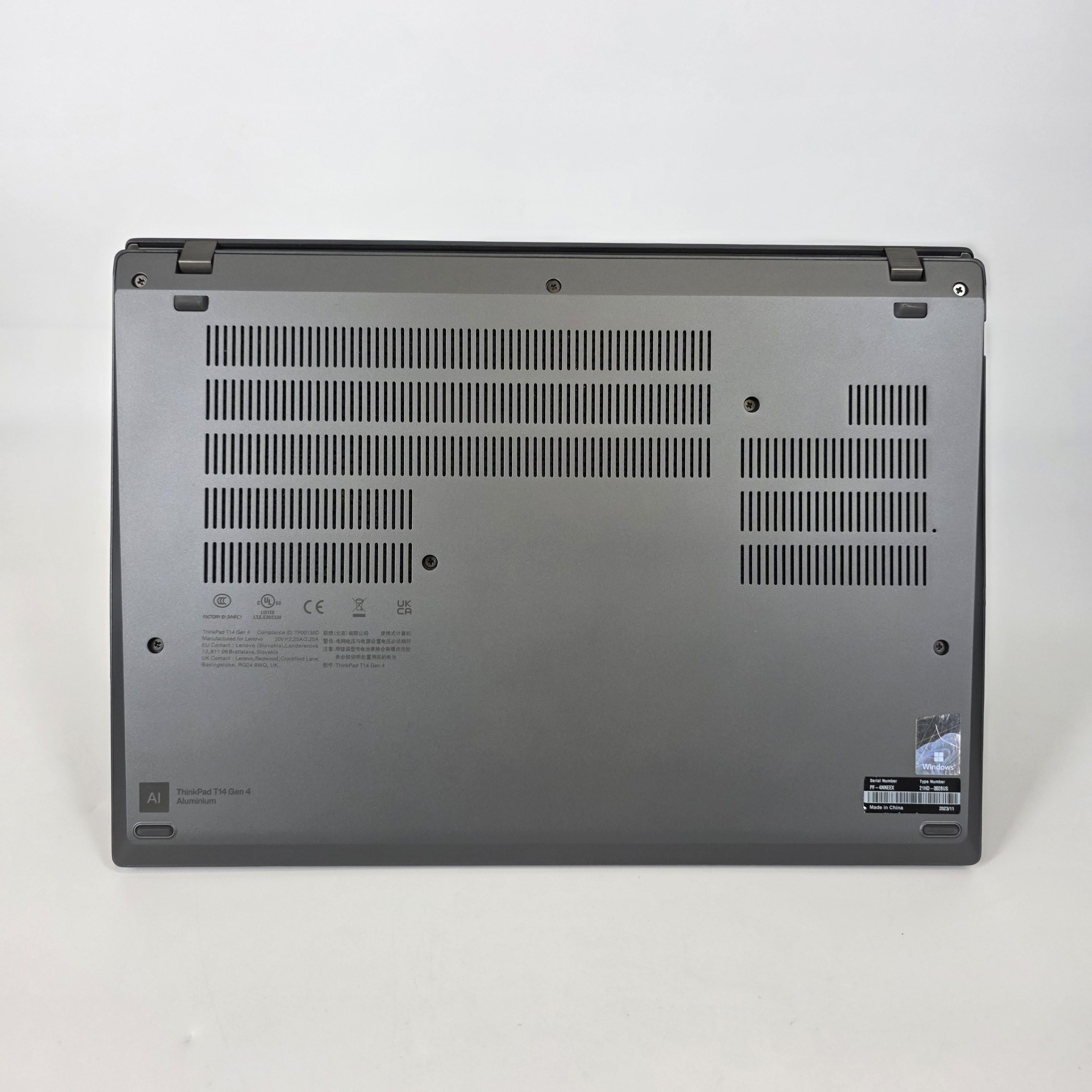 Lenovo ThinkPad T14 Gen 4 Gray 1.3 GHz Intel Core i5 13th Gen. 16GB RAM 512GB Solid State Drive