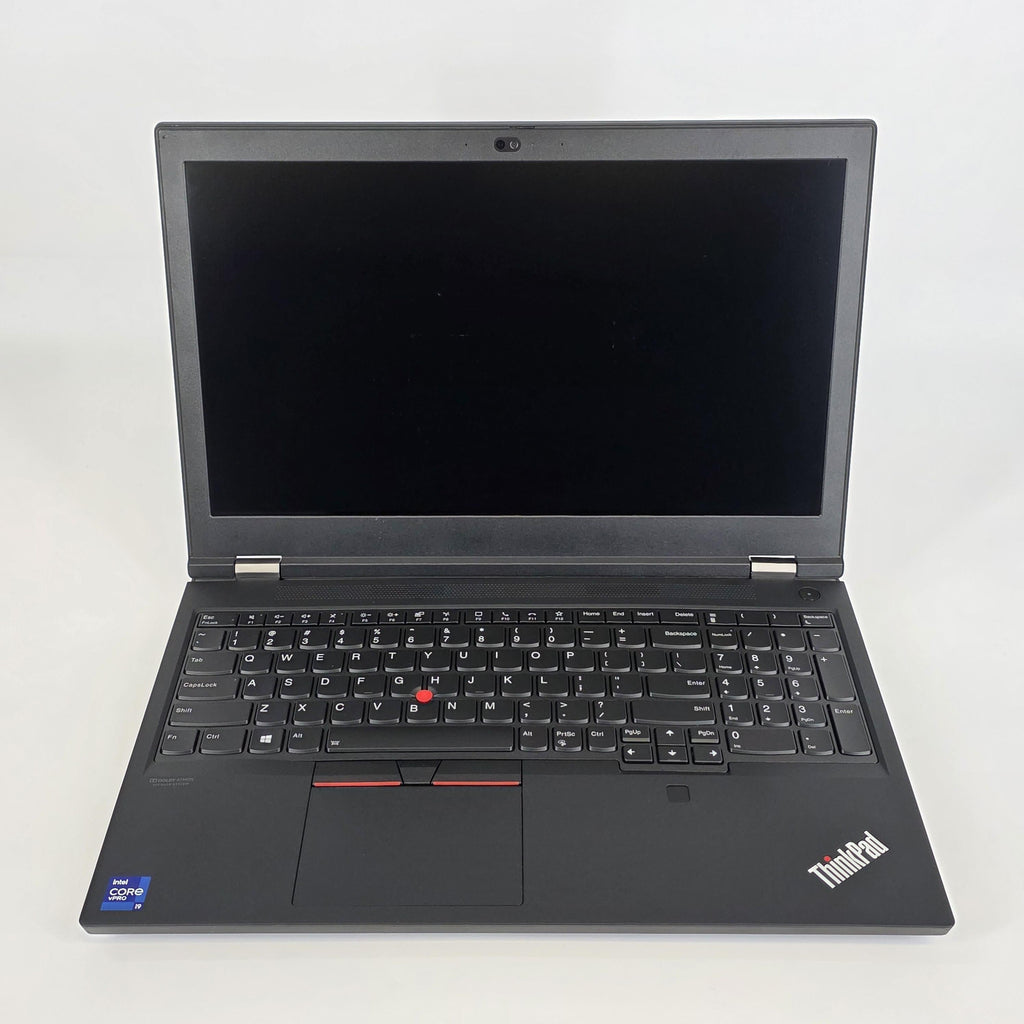 Lenovo ThinkPad P15 Gen 2 Black 2.6 GHz Intel Core i9 11th Gen. 64GB RAM 512GB Solid State Drive NVIDIA RTX A2000 4 GB