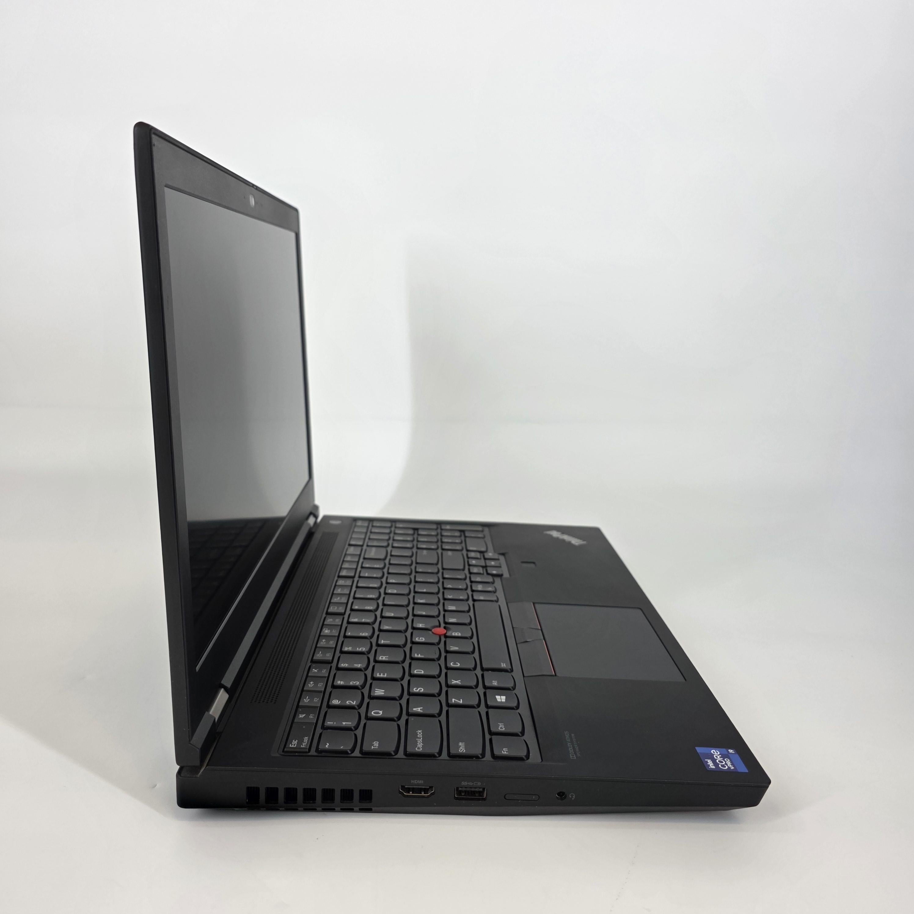 Lenovo ThinkPad P15 Gen 2 Black 2.6 GHz Intel Core i9 11th Gen. 64GB RAM 512GB Solid State Drive NVIDIA RTX A2000 4 GB
