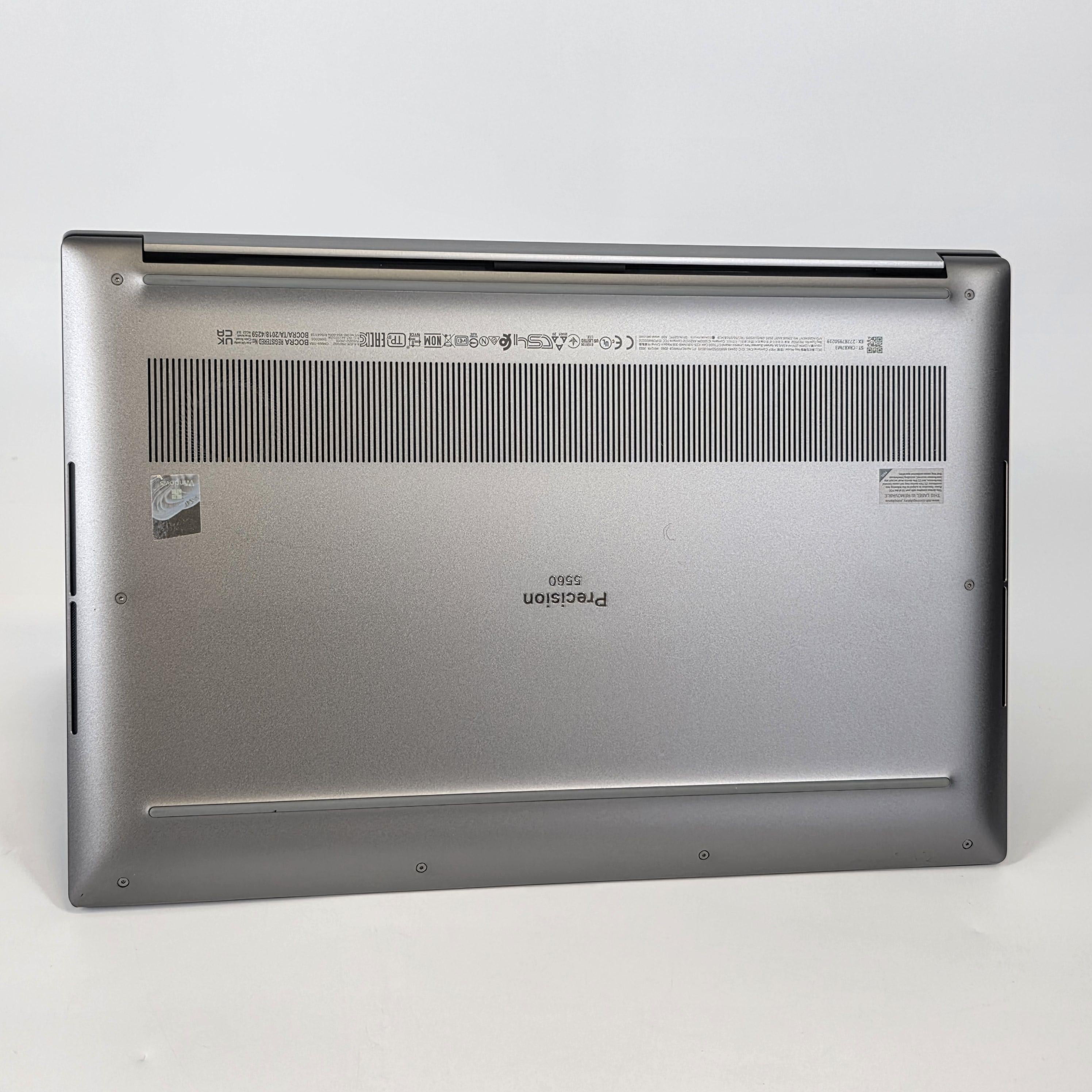 Dell Precision 5560 15.6 Gray 2.5 GHz Intel Core i7 11th Gen. 32GB RAM 1TB Solid State Drive NVIDIA RTX A2000 4 GB