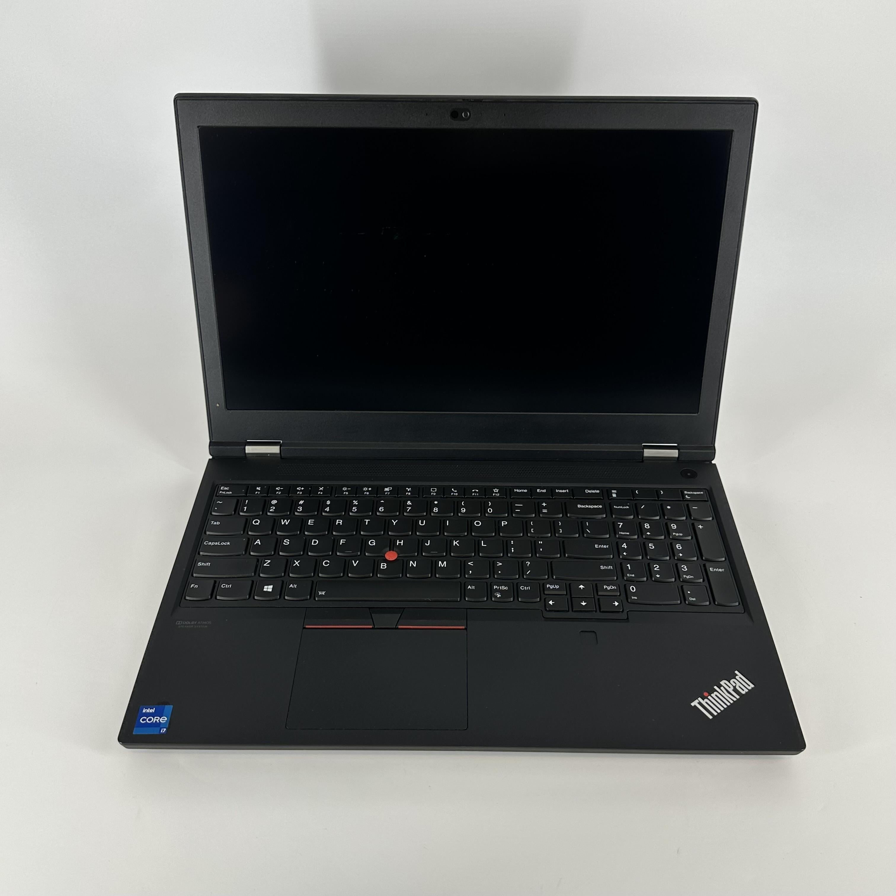 Lenovo ThinkPad P15 Gen 2 Black 2.3 GHz Intel Core i7 11th Gen. 32GB RAM 1TB Solid State Drive NVIDIA RTX A4000 8 GB