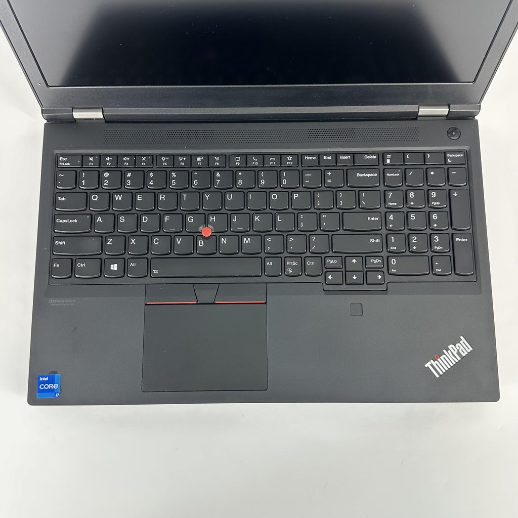 Lenovo ThinkPad P15 Gen 2 Black 2.3 GHz Intel Core i7 11th Gen. 32GB RAM 1TB Solid State Drive NVIDIA RTX A4000 8 GB