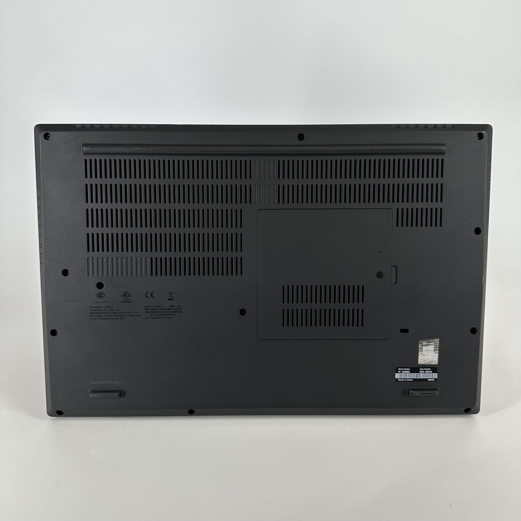 Lenovo ThinkPad P15 Gen 2 Black 2.3 GHz Intel Core i7 11th Gen. 32GB RAM 1TB Solid State Drive NVIDIA RTX A4000 8 GB