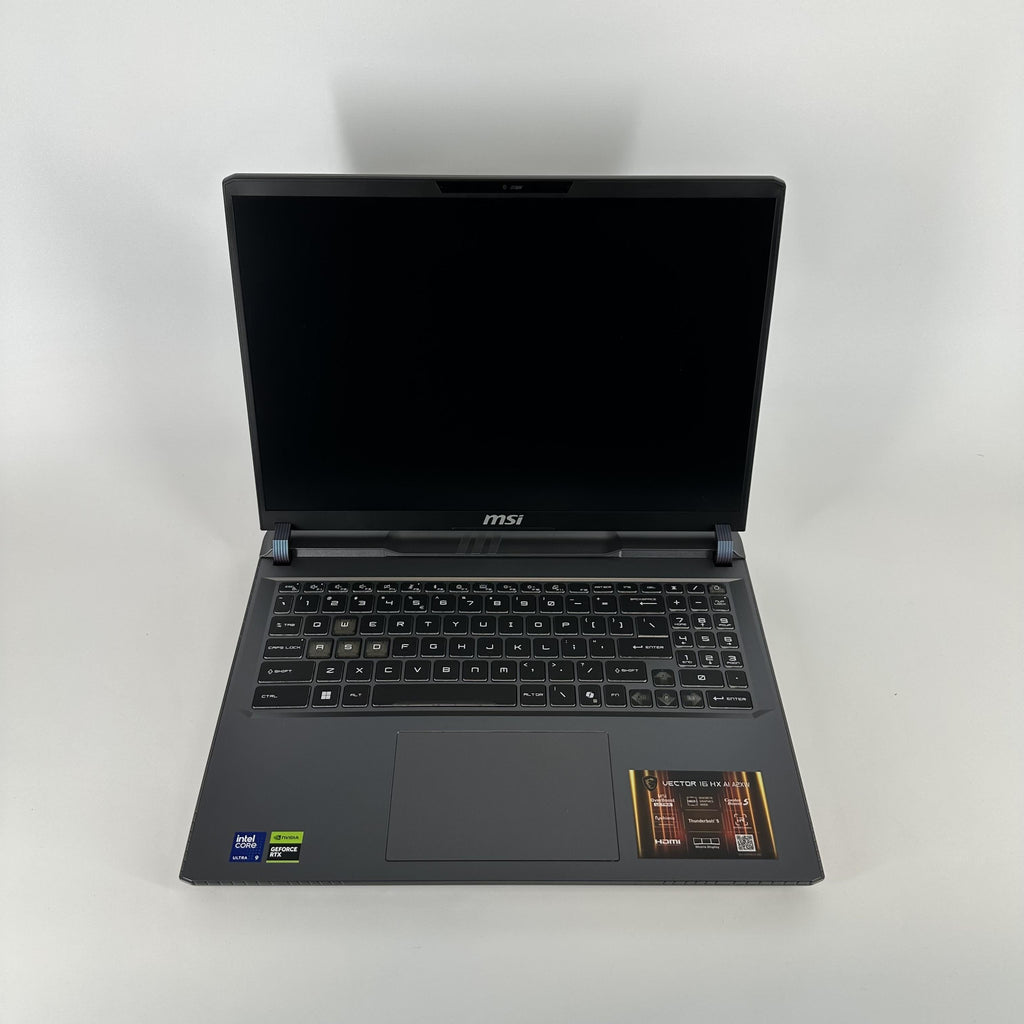MSI Vector 16 HX AI 16 Gray 2.7 GHz Intel Core Ultra 9 Series 2 32GB RAM 1TB Solid State Drive NVIDIA GeForce RTX 5070 8 GB