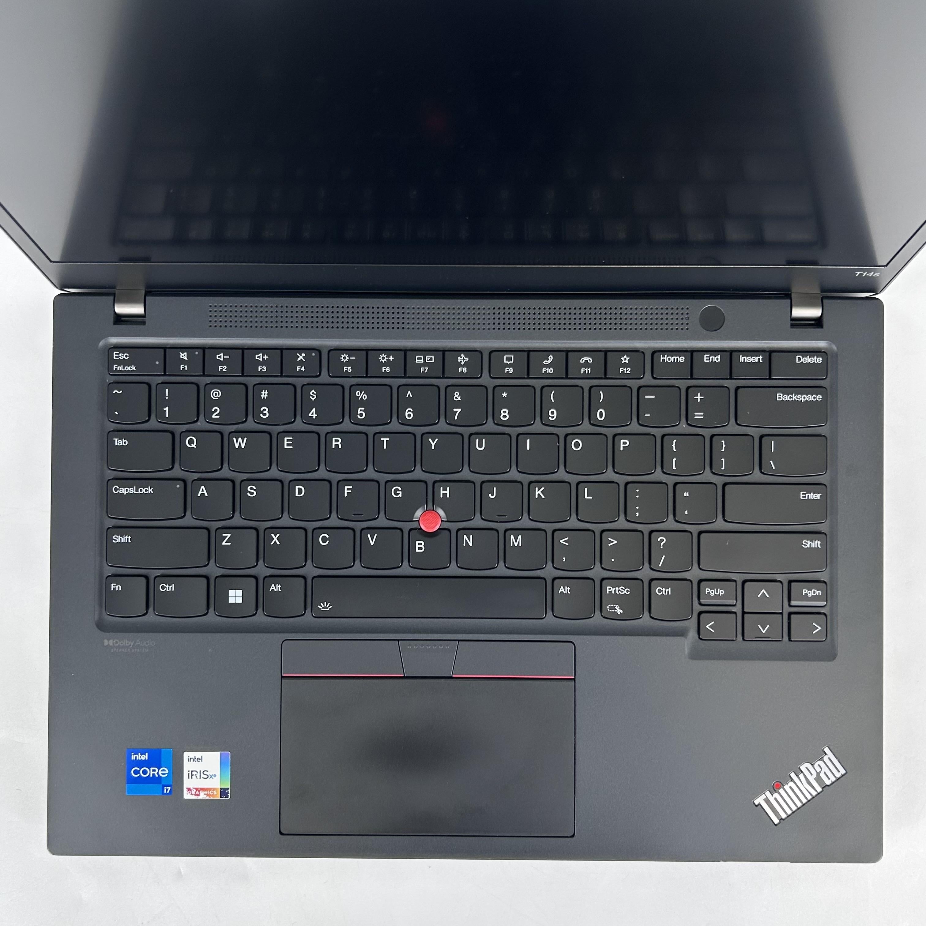 Lenovo ThinkPad T14s Gen 2 Black 2.8 GHz Intel Core i7 11th Gen. 16GB RAM 512GB Solid State Drive