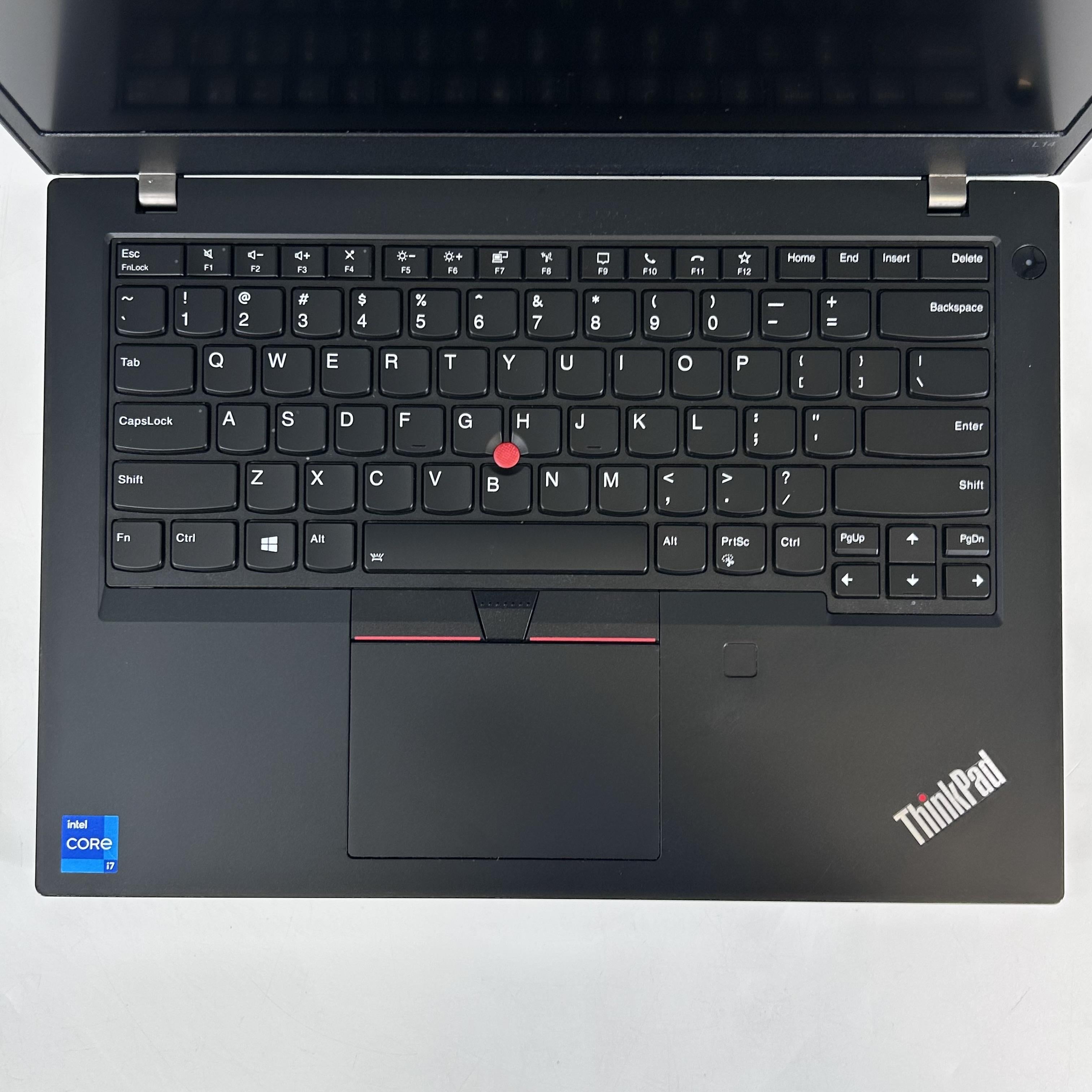 Lenovo ThinkPad L14 Gen 2 Black 2.8 GHz Intel Core i7 11th Gen. 16GB RAM 512GB Solid State Drive