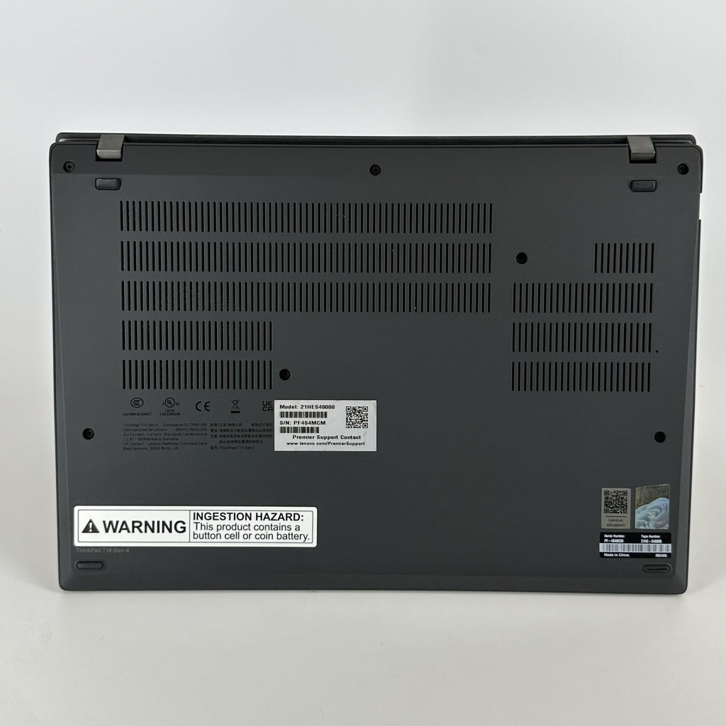 Lenovo ThinkPad T14 Gen 4 Gray 1.8 GHz Intel Core i7 13th Gen. 32GB RAM 512GB Solid State Drive