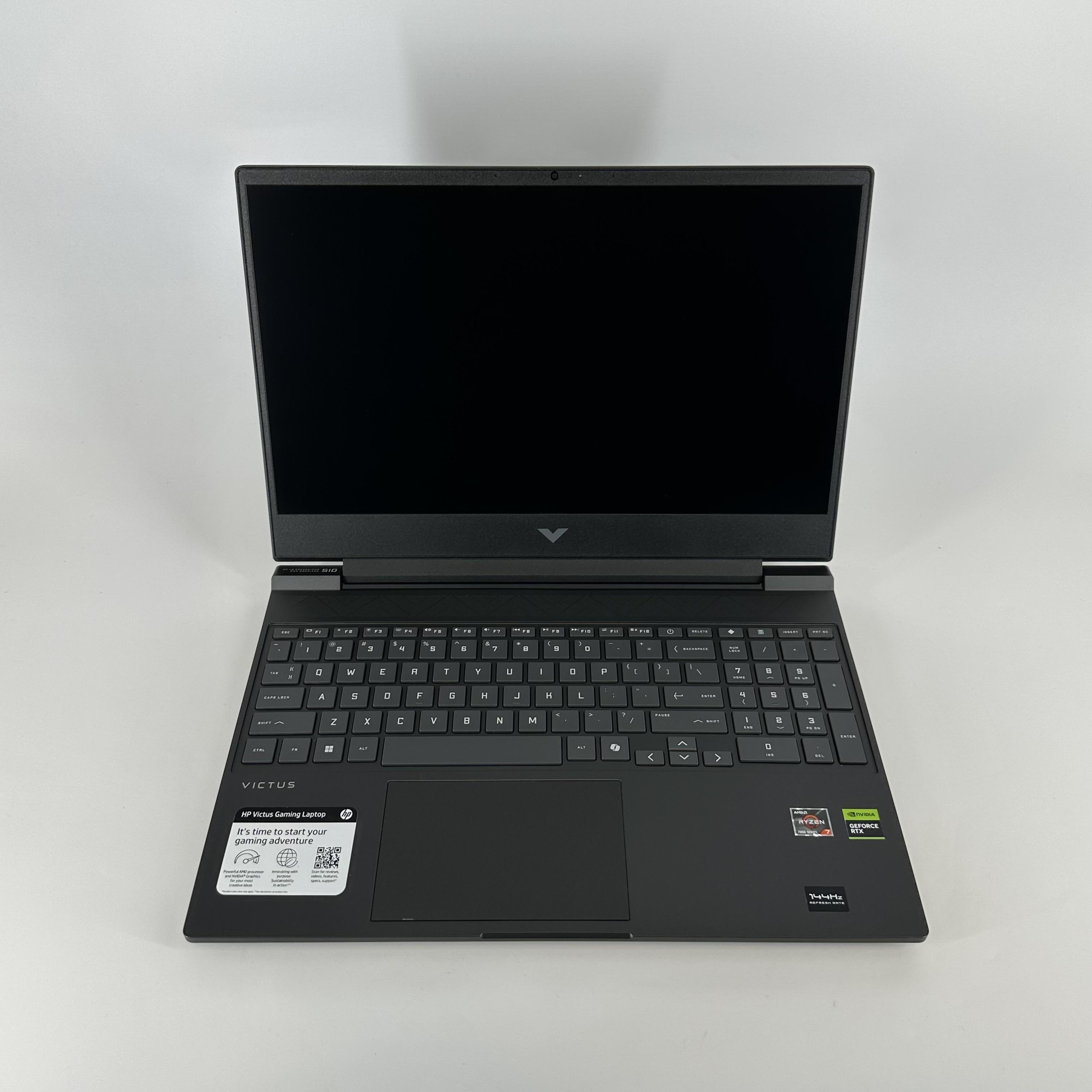 HP Victus 15.6 Black 3.2 GHz AMD Ryzen 7 7445HS 16GB RAM 512GB Solid State Drive NVIDIA GeForce RTX 4050 6 GB