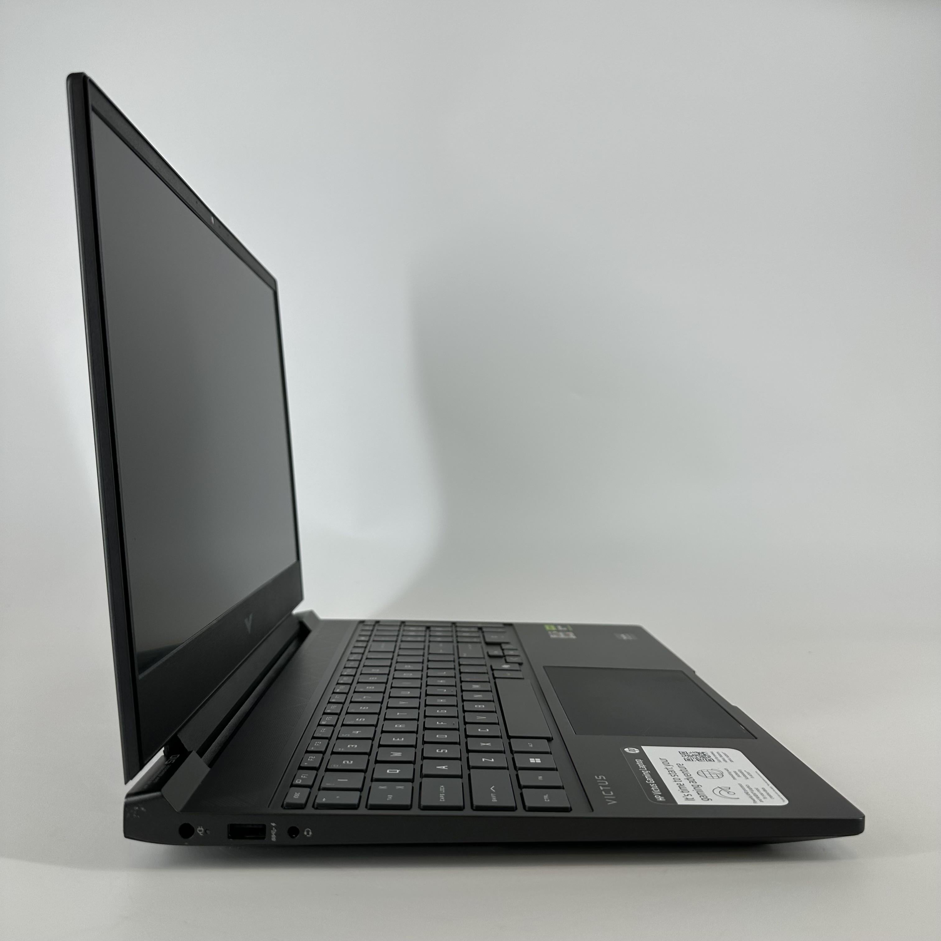 HP Victus 15.6 Black 3.2 GHz AMD Ryzen 7 7445HS 16GB RAM 512GB Solid State Drive NVIDIA GeForce RTX 4050 6 GB