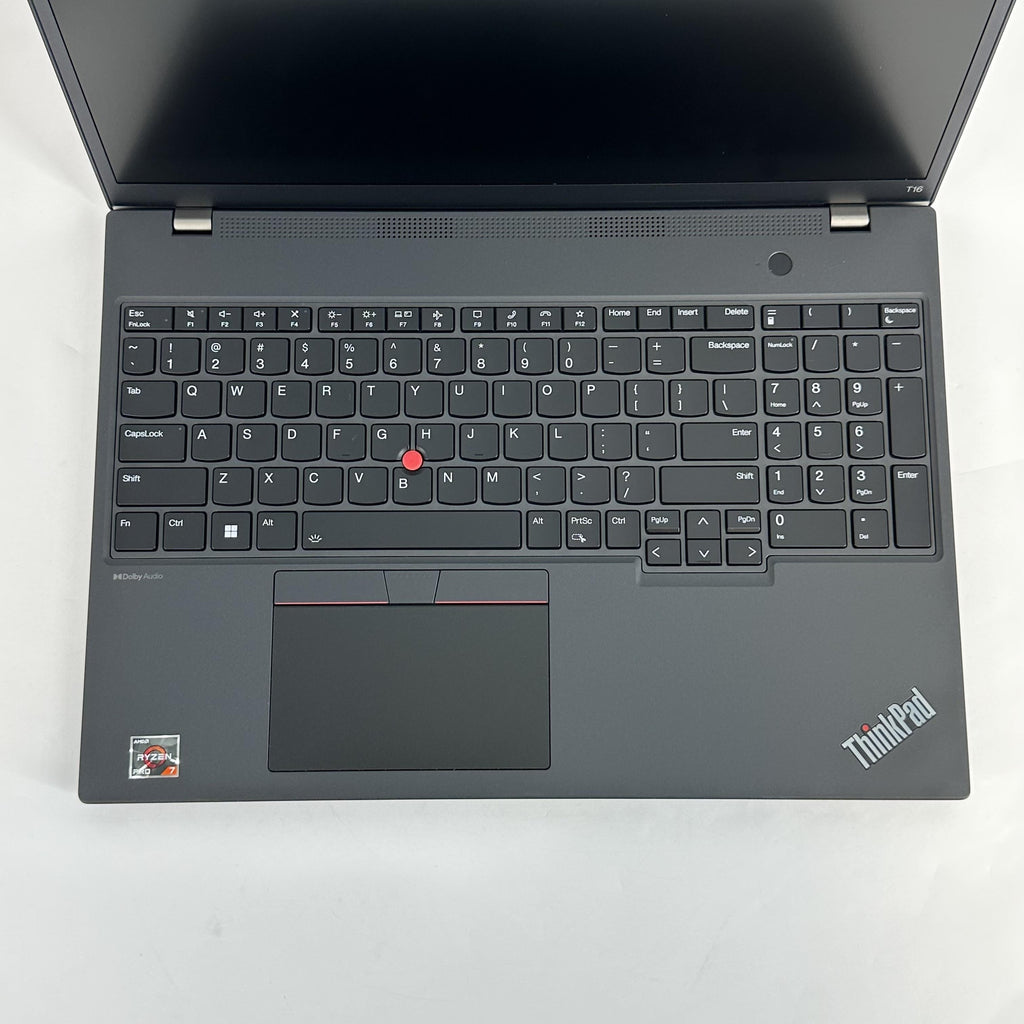 Lenovo ThinkPad T16 Gen 2 Black 3.3 GHz AMD Ryzen 7 Pro 7840U 16GB RAM 512GB Solid State Drive