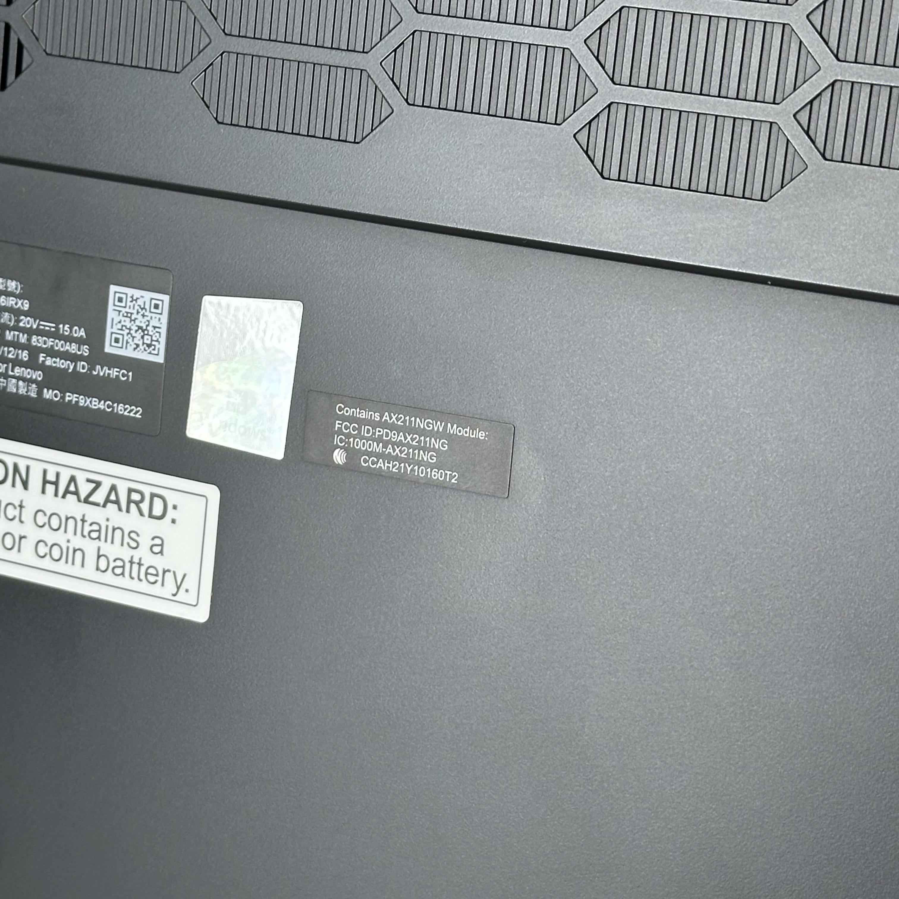 Lenovo Legion Pro 5i Gen 9 16 Gray 2.2 GHz Intel Core i9 14th Gen. 32GB RAM 1TB Solid State Drive 1TB Solid State Drive NVIDIA GeForce RTX 4070 8 GB