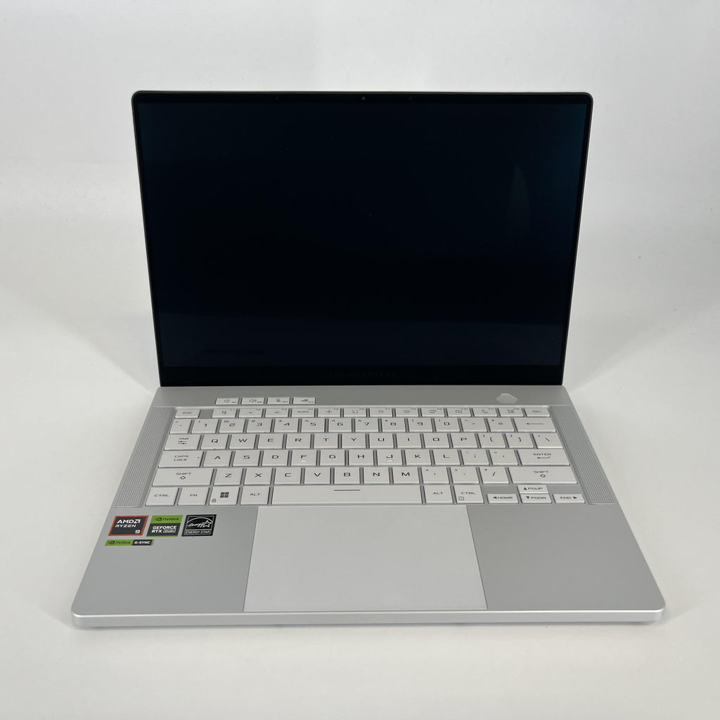 Asus ROG Zephyrus G14 GA403 14 White 4.0 GHz AMD Ryzen 9 8945HS 16GB RAM 1TB Solid State Drive NVIDIA GeForce RTX 4060 8 GB