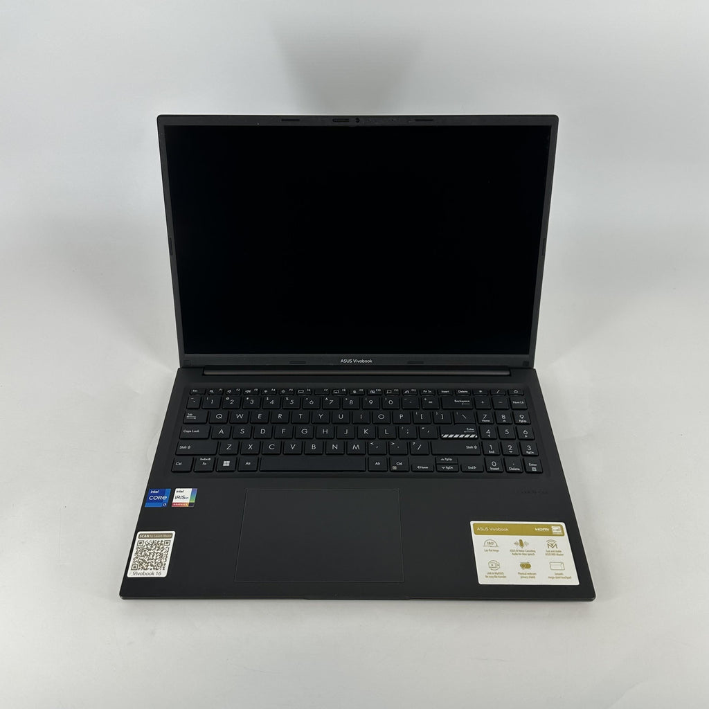 Asus Vivobook 16 Black 1.7 GHz Intel Core i7 12th Gen. 16GB RAM 512GB Solid State Drive