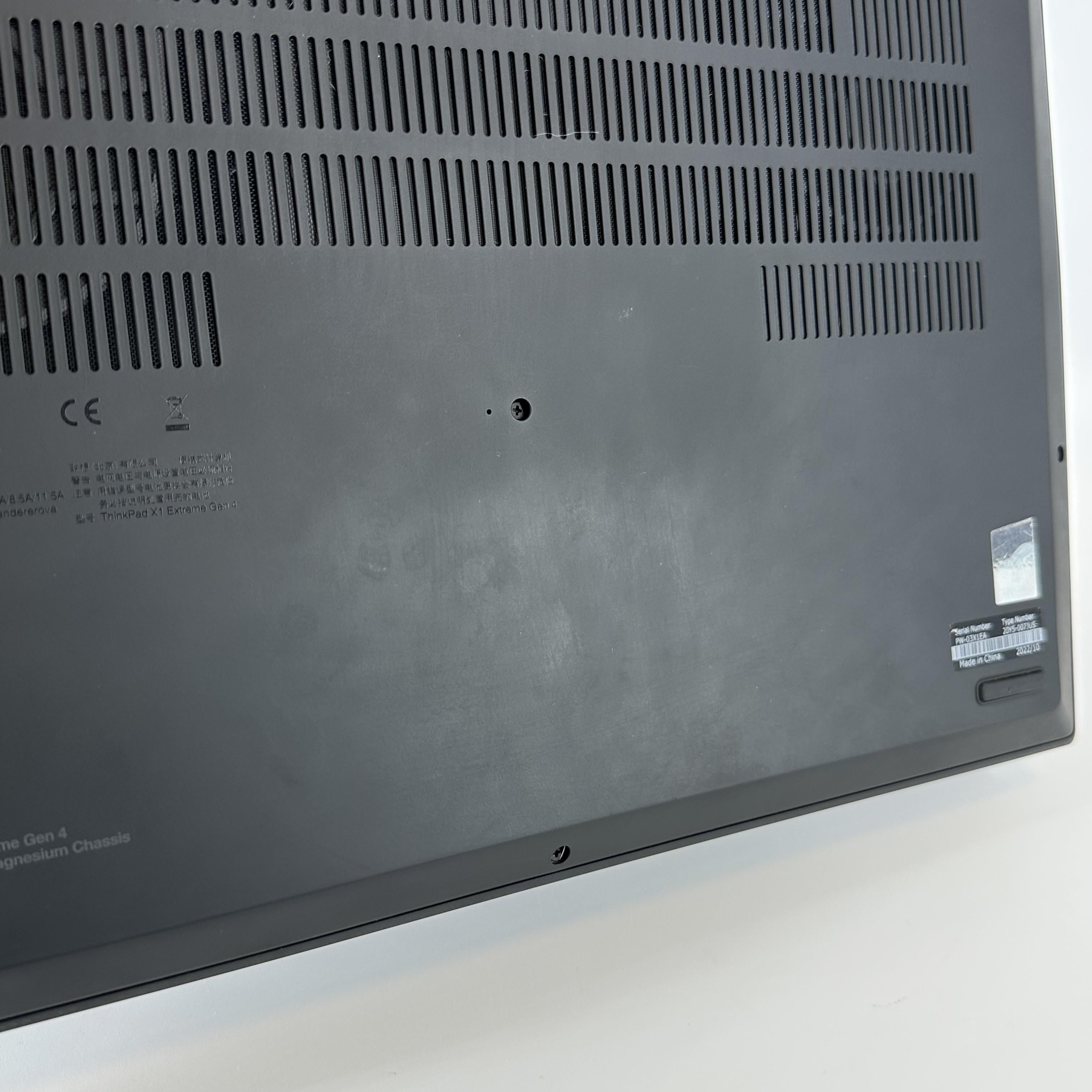 Lenovo ThinkPad X1 Extreme Gen 4 16 Black 2.3 GHz Intel Core i7 11th Gen. 16GB RAM 512GB Solid State Drive NVIDIA GeForce RTX 3060 6 GB