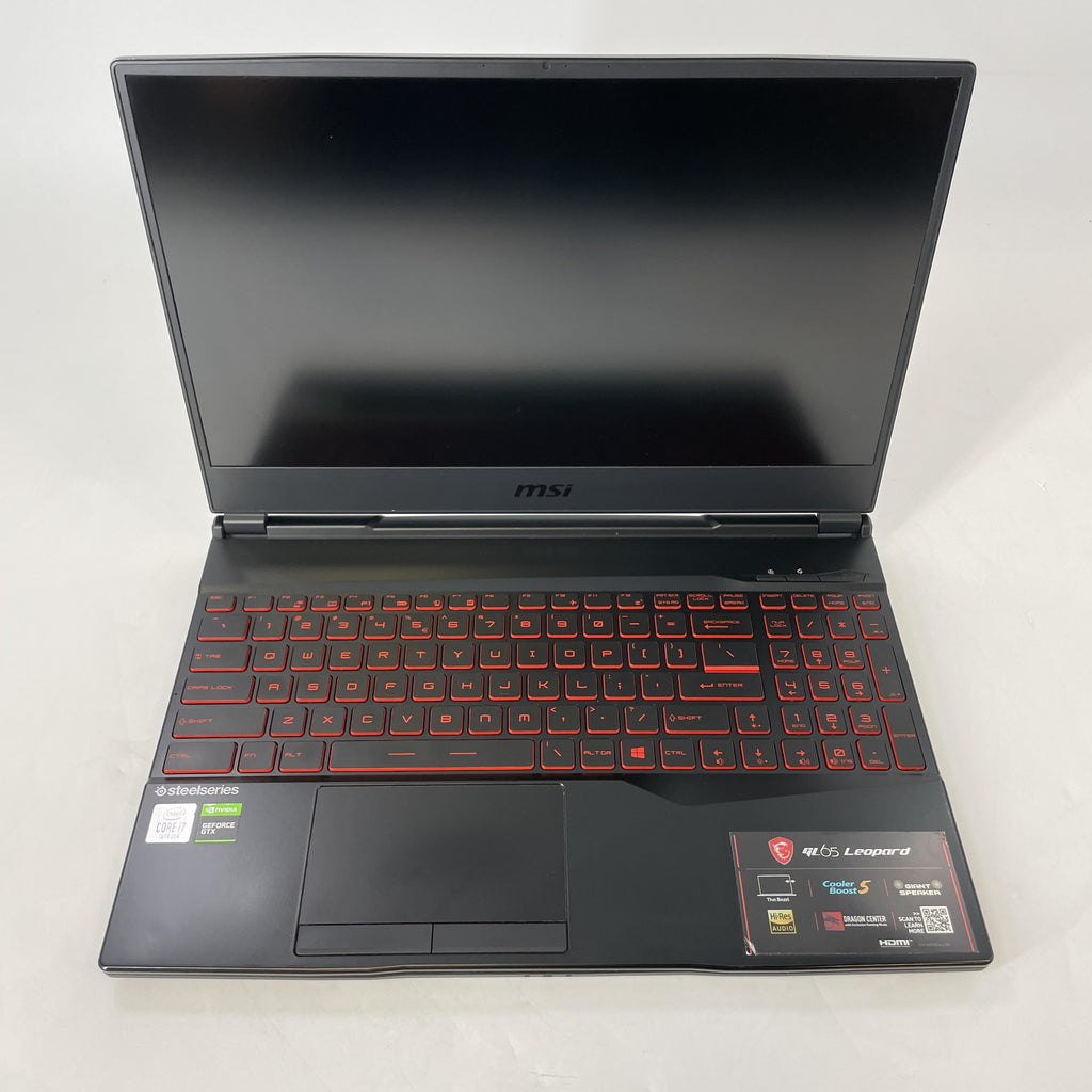 MSI Leopard GL65 15.6 Black 2.6 GHz Intel Core i7 10th Gen. 16GB RAM 512GB Solid State Drive 1TB Hard Disk Drive NVIDIA GeForce GTX 1660 Ti 6 GB