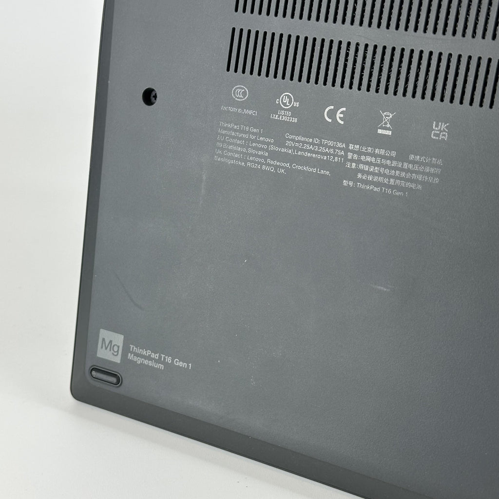 Lenovo ThinkPad T16 Gen 1 Black 2.2 GHz Intel Core i7 12th Gen. 16GB RAM 512GB Solid State Drive