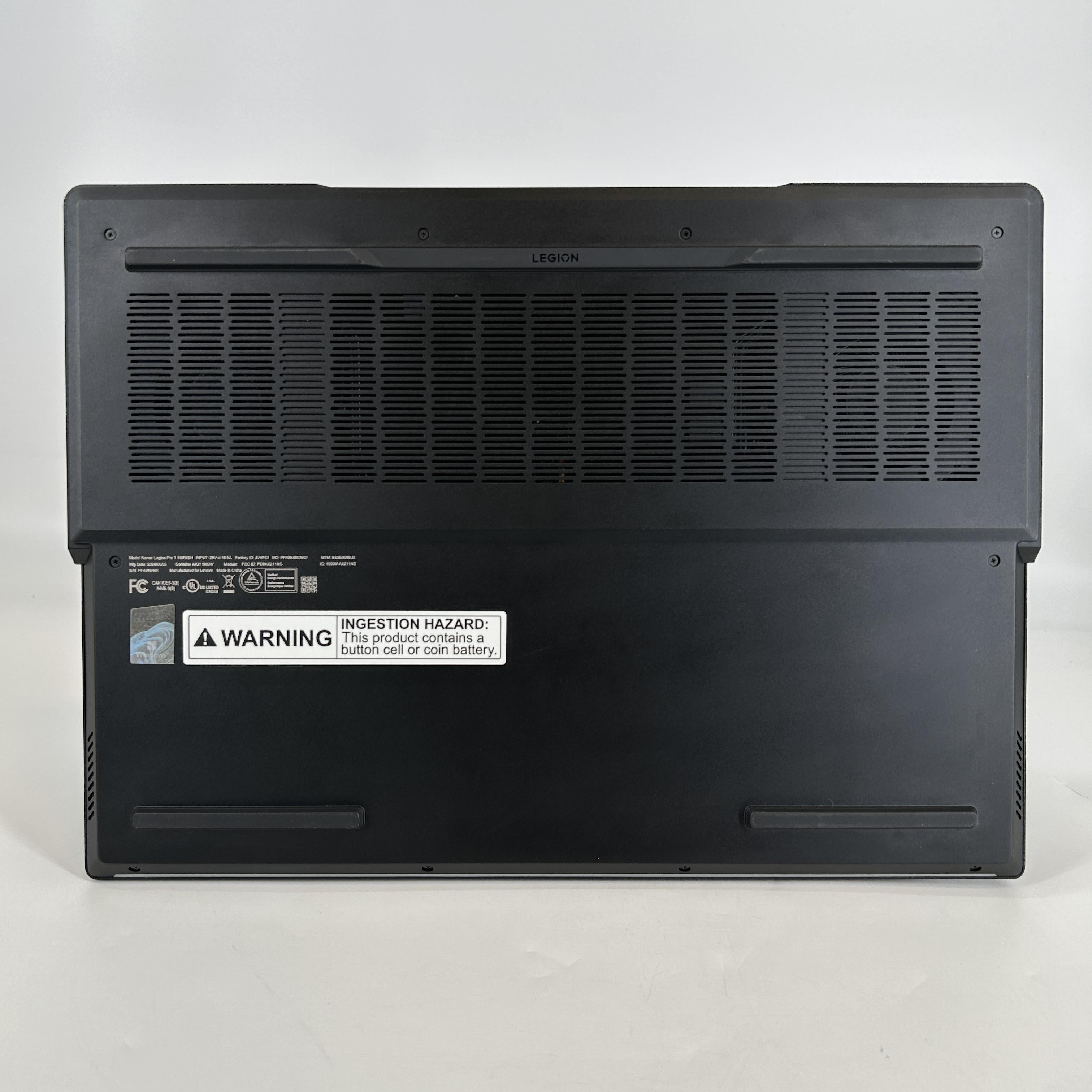 Lenovo Legion Pro 7i Gen 9 16 Black 2.2 GHz Intel Core i9 14th Gen. 32GB RAM 1TB Solid State Drive 1TB Solid State Drive NVIDIA GeForce RTX 4090 16 GB