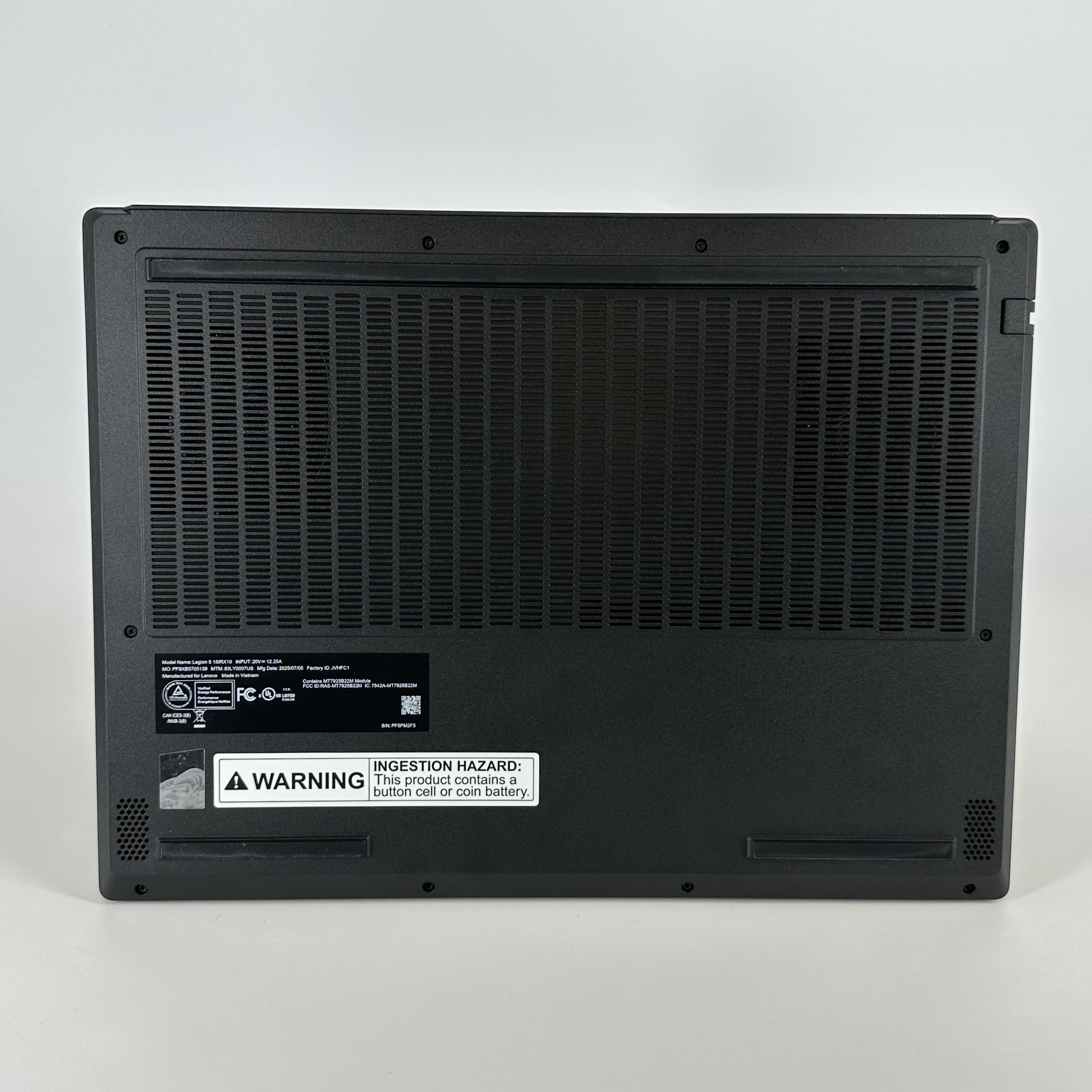 Lenovo Legion 5i Gen 10 15.1 Black 2.2 GHz Intel Core i9 14th Gen. 16GB RAM 1TB Solid State Drive NVIDIA GeForce RTX 5070 8 GB