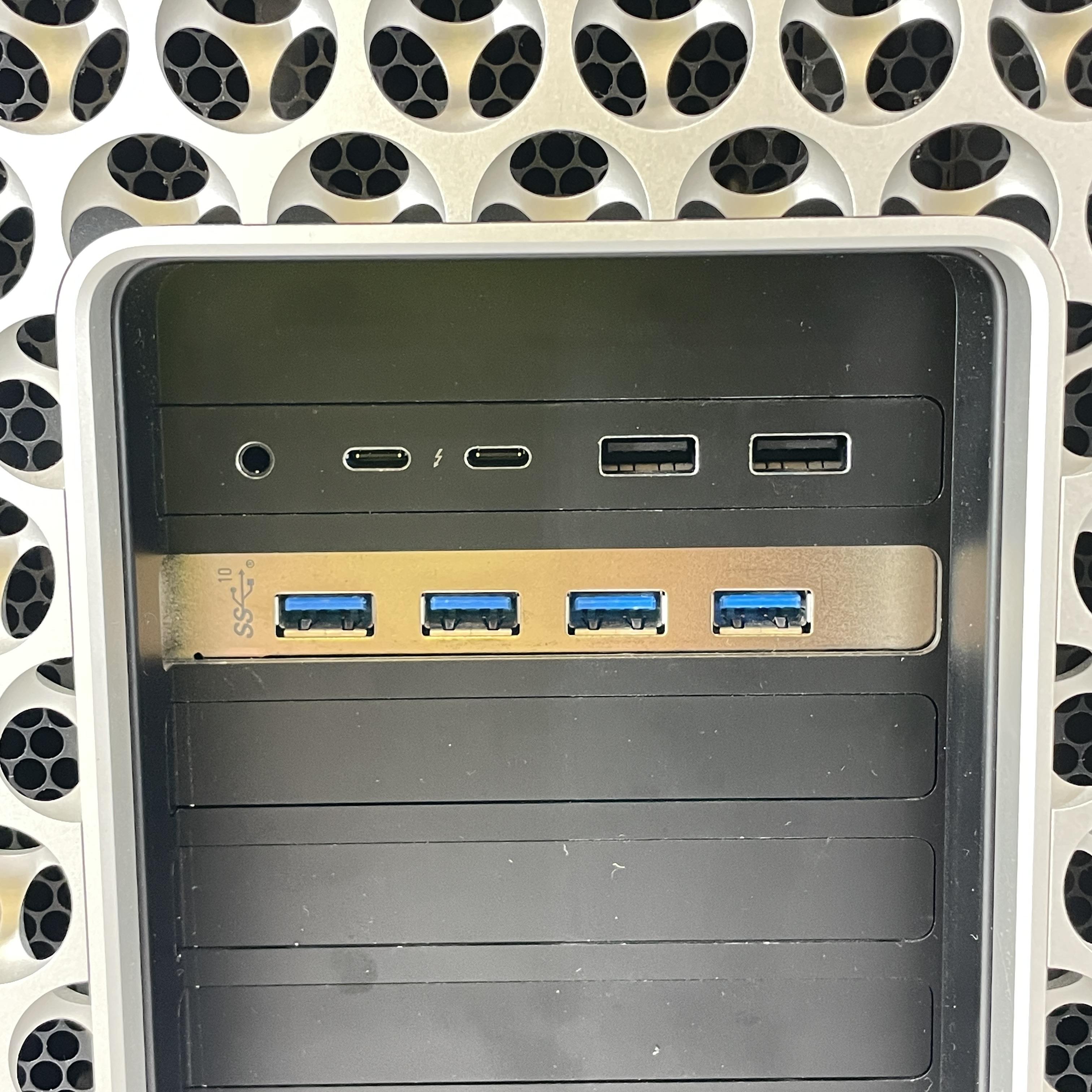 Apple Mac Pro 2019 Silver 3.2 GHz 16-Core Intel Xeon W 96GB RAM 2TB Solid State Drive Radeon Pro W6600X 8 GB