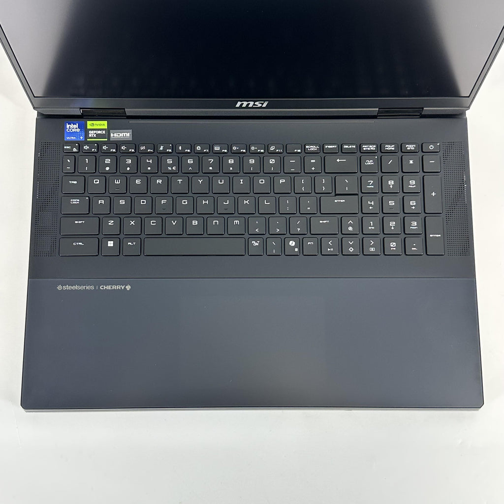 MSI Titan 18 HX AI 18 Black 2.8 GHz Intel Core Ultra 9 Series 2 64GB RAM 4TB Solid State Drive 2TB Solid State Drive NVIDIA GeForce RTX 5090 24 GB