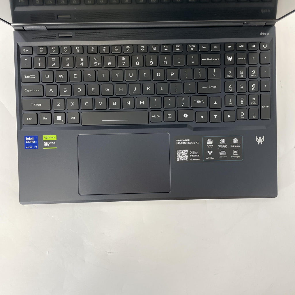 Acer Predator Helios Neo 16 AI 16 Blue 2.7 GHz Intel Core Ultra 9 Series 2 16GB RAM 1TB Solid State Drive NVIDIA GeForce RTX 5070 Ti 12 GB