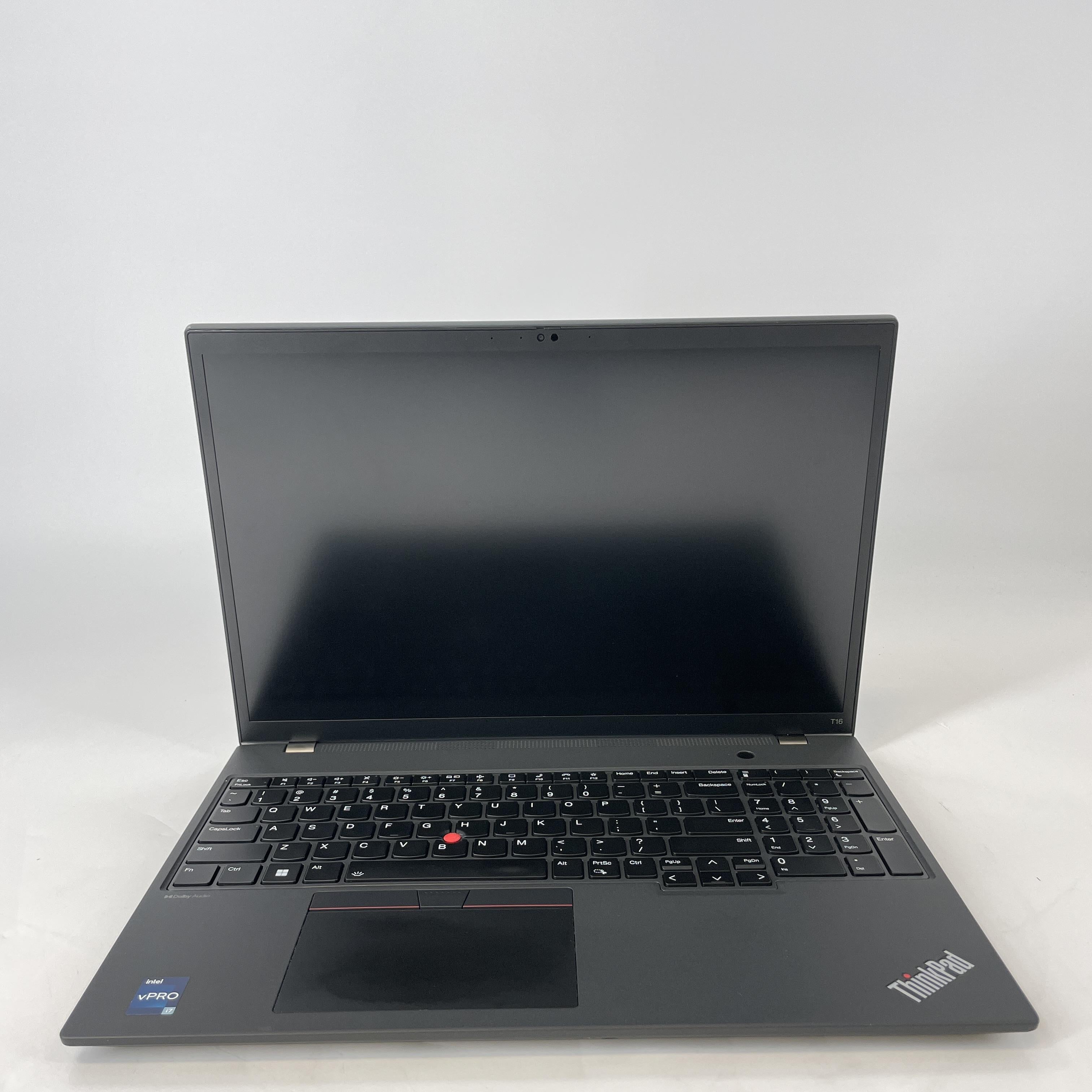 Lenovo ThinkPad T16 Gen 2 Gray 1.8 GHz Intel Core i7 13th Gen. 16GB RAM 512GB Solid State Drive