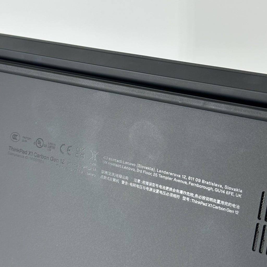 Lenovo ThinkPad X1 Carbon Gen 12 14 Black 1.4 GHz Intel Core Ultra 7 16GB RAM 1TB Solid State Drive