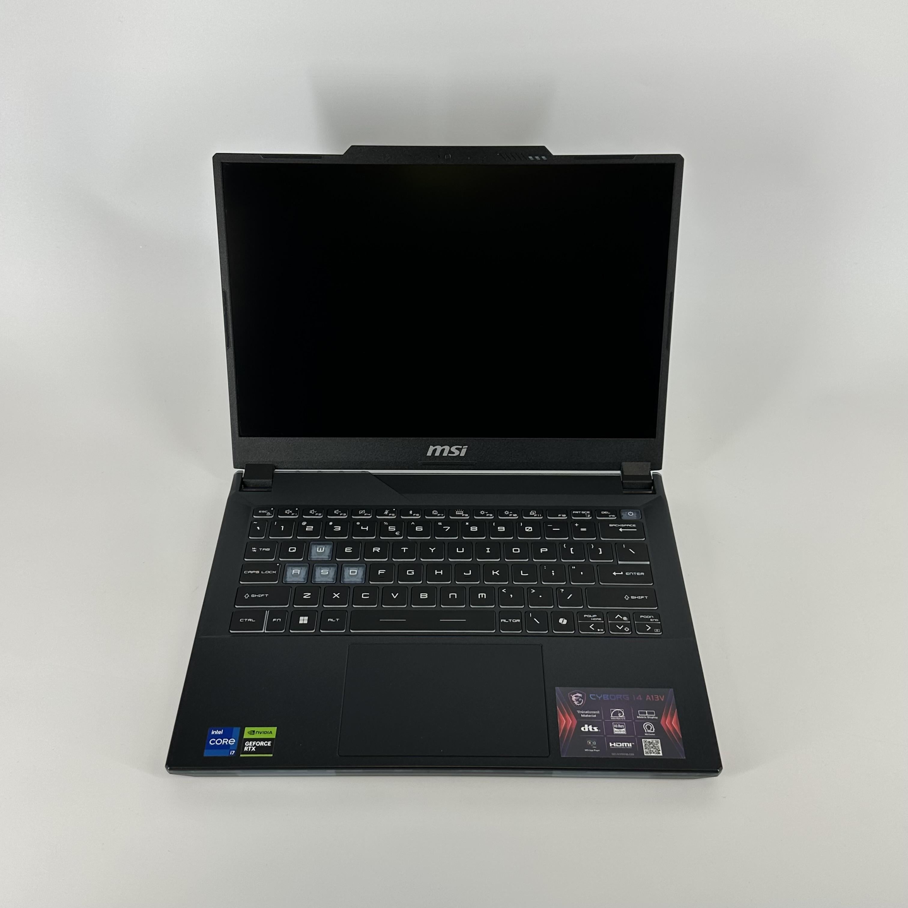 MSI Cyborg 14 Black 2.4 GHz Intel Core i7 13th Gen. 16GB RAM 512GB Solid State Drive NVIDIA GeForce RTX 4060 8 GB