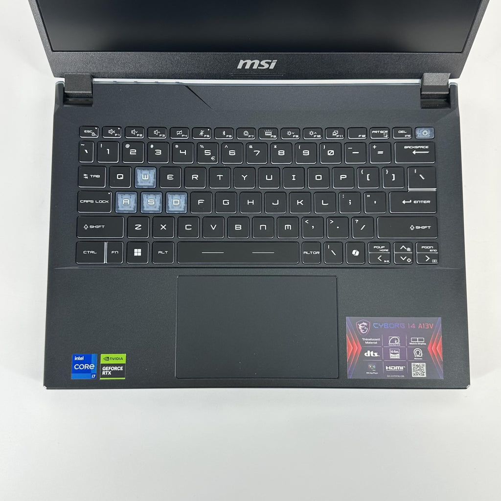 MSI Cyborg 14 Black 2.4 GHz Intel Core i7 13th Gen. 16GB RAM 512GB Solid State Drive NVIDIA GeForce RTX 4060 8 GB