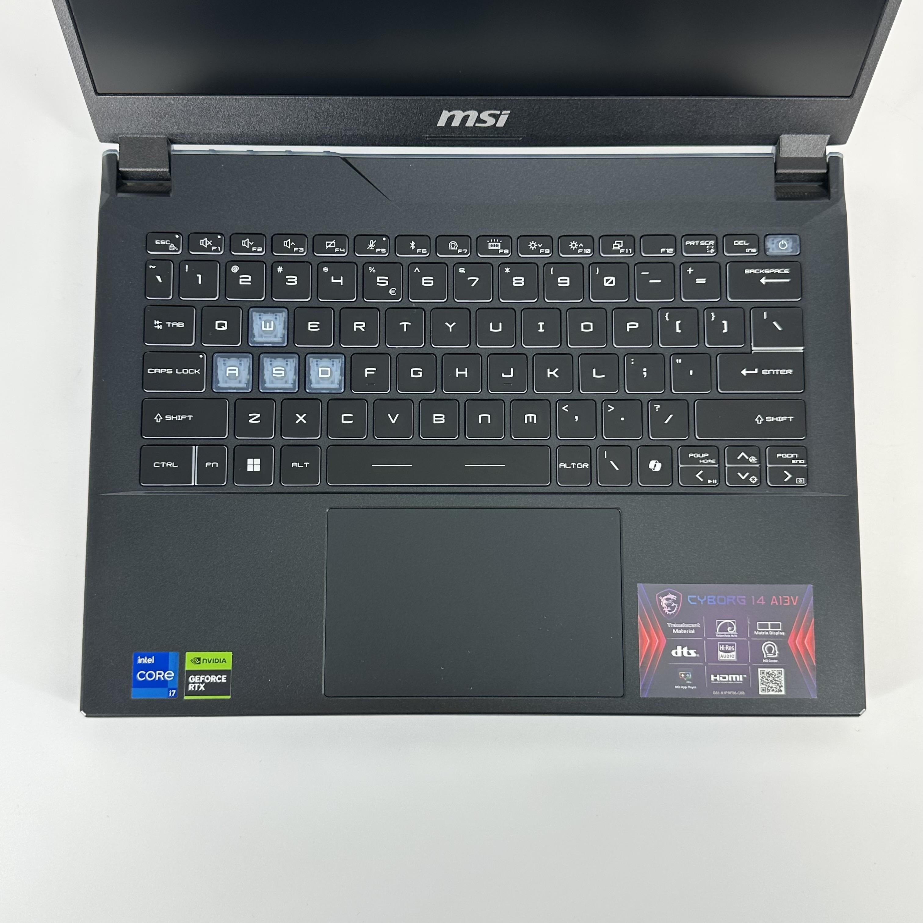 MSI Cyborg 14 Black 2.4 GHz Intel Core i7 13th Gen. 16GB RAM 512GB Solid State Drive NVIDIA GeForce RTX 4060 8 GB