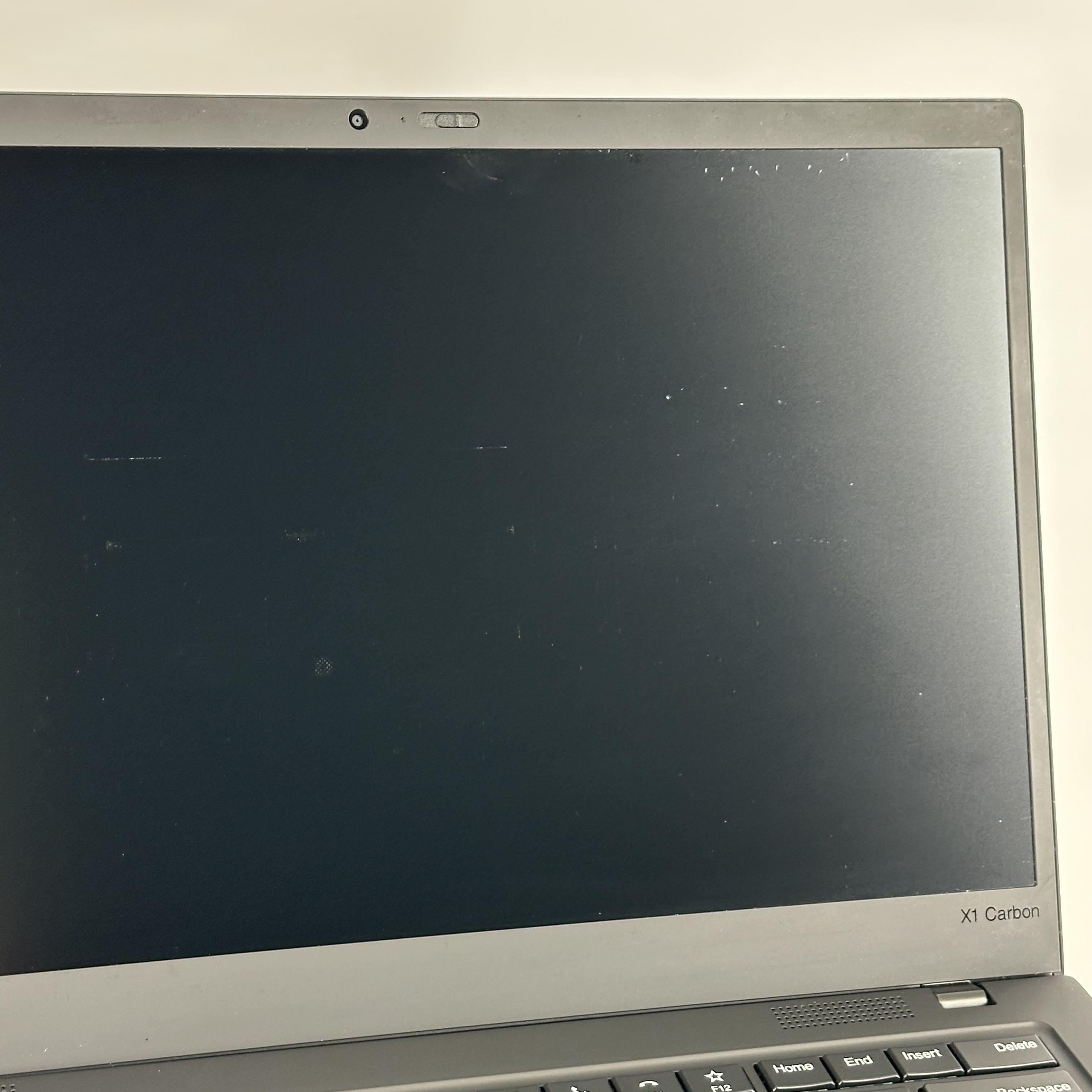 Lenovo ThinkPad X1 Carbon Gen 8 14 Black 1.8 GHz Intel Core i7 10th Gen. 16GB RAM 512GB Solid State Drive